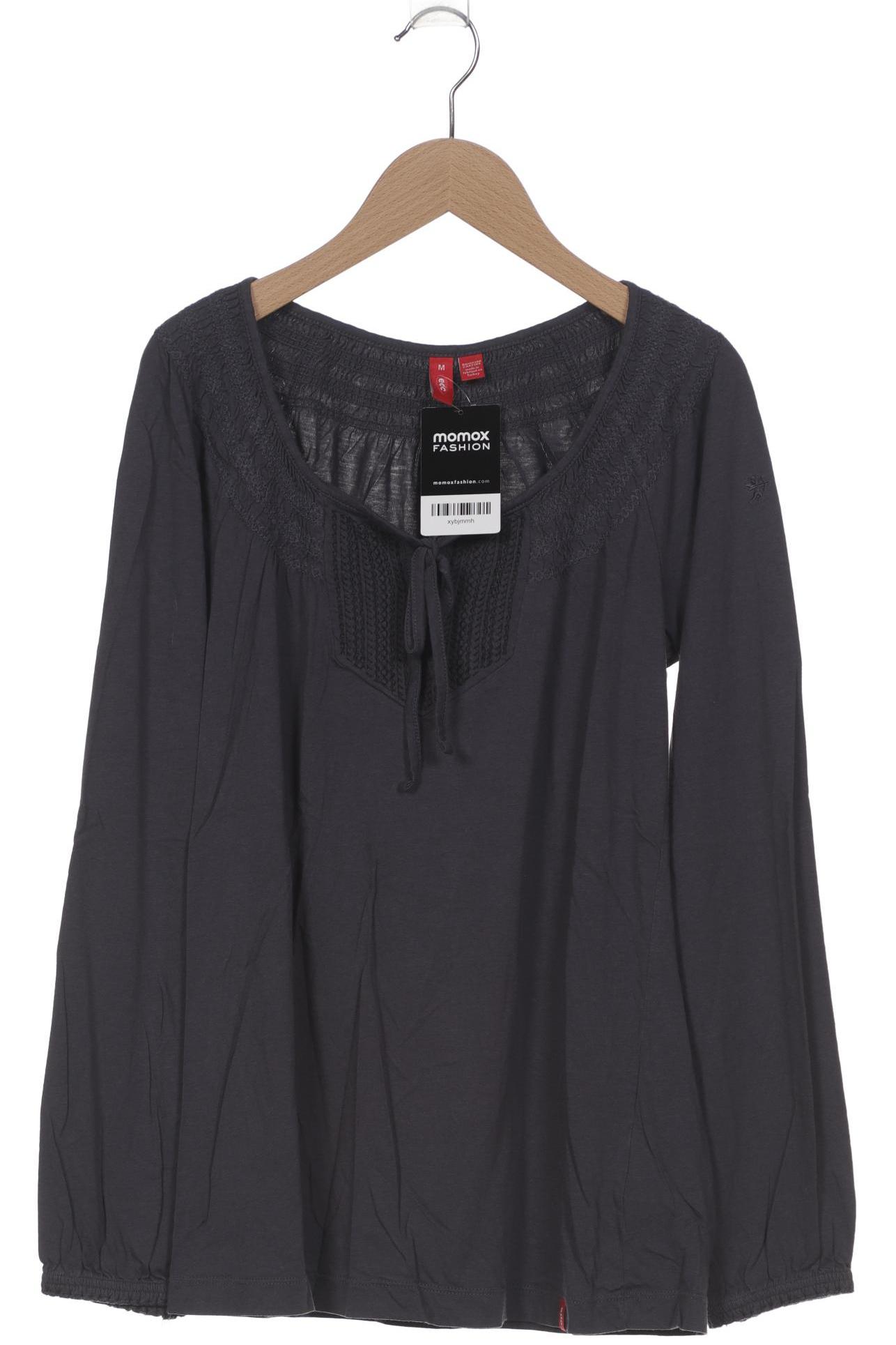 

edc by Esprit Damen Langarmshirt, grau, Gr. 38