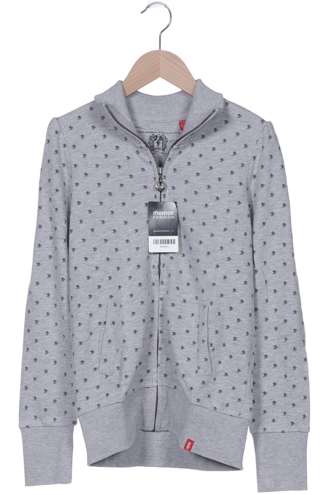 

edc by Esprit Damen Sweatshirt, grau, Gr. 38