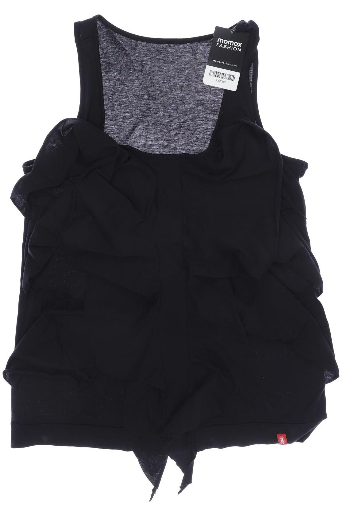

edc by Esprit Damen Top, schwarz, Gr. 38