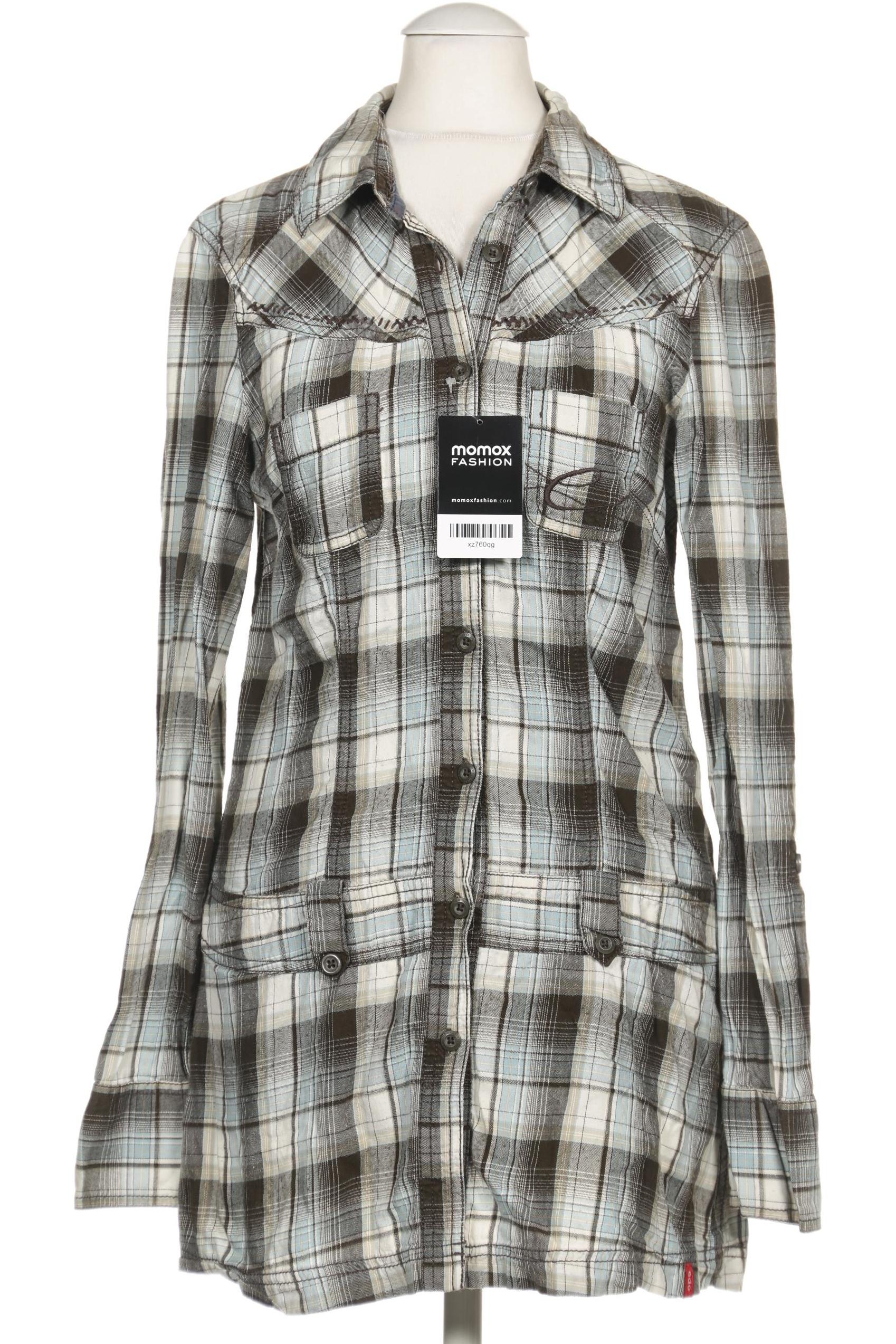 

edc by Esprit Damen Bluse, grün, Gr. 34