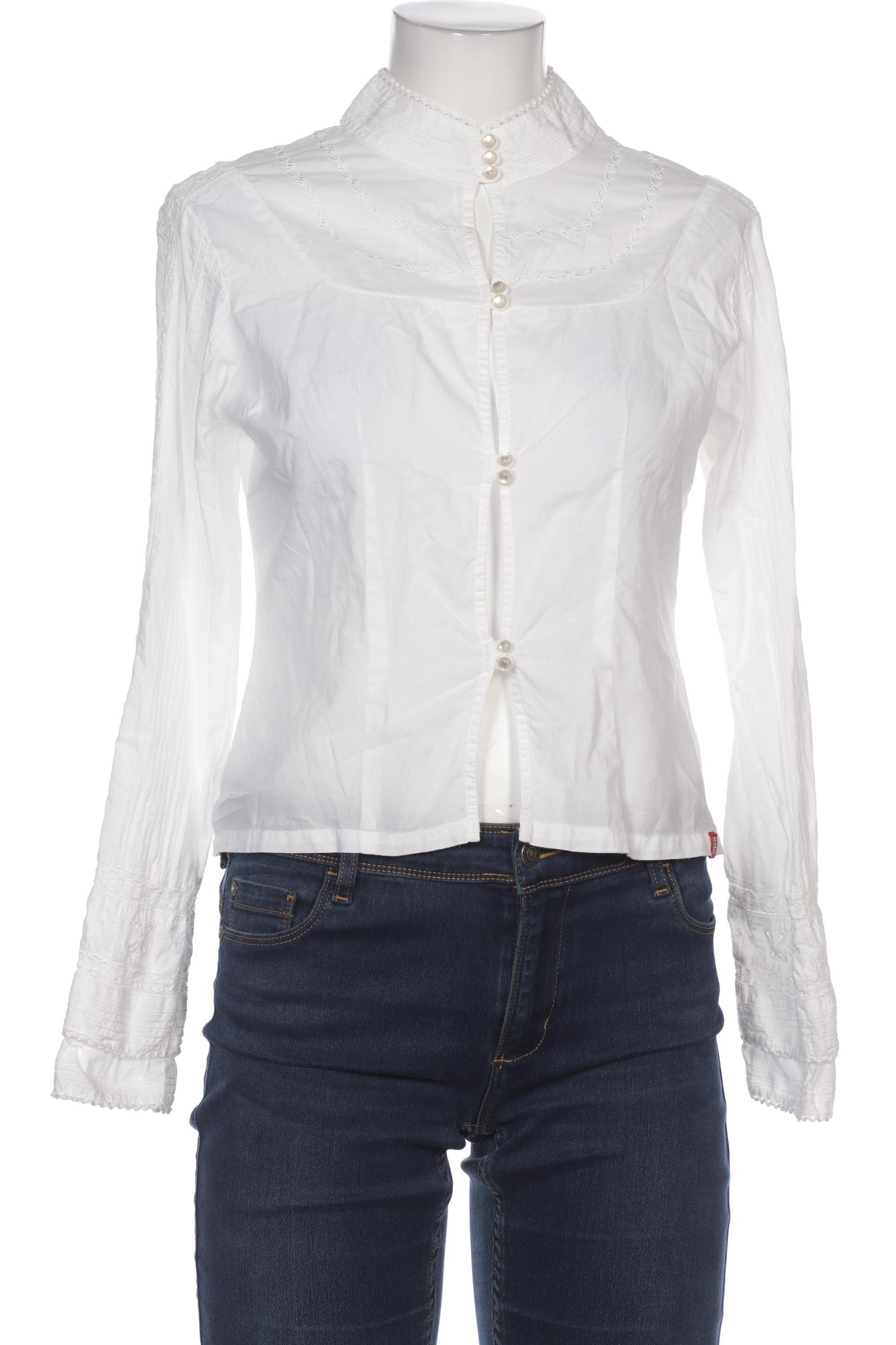 

edc by Esprit Damen Bluse, weiß, Gr. 38