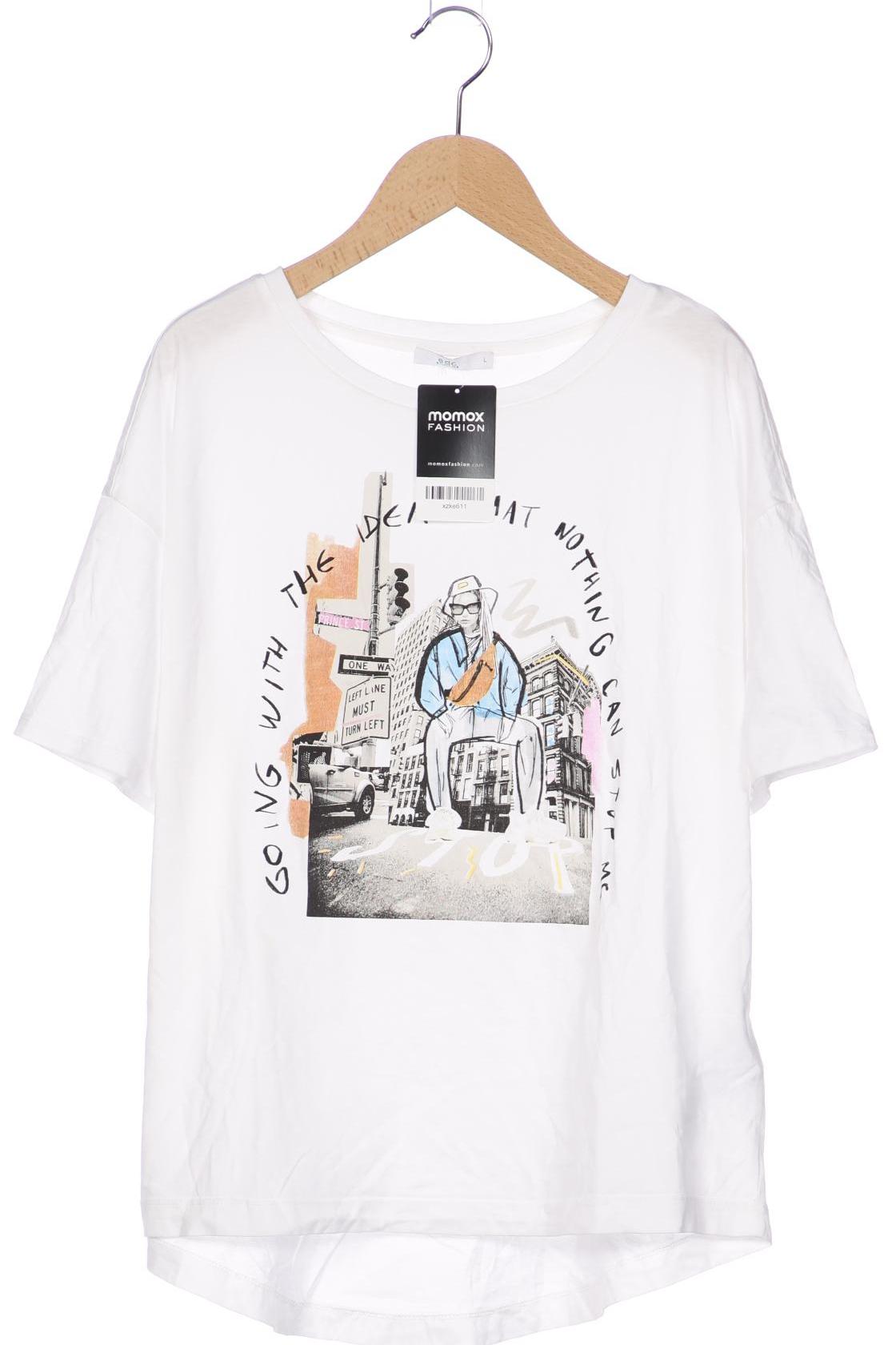 

edc by Esprit Damen T-Shirt, weiß