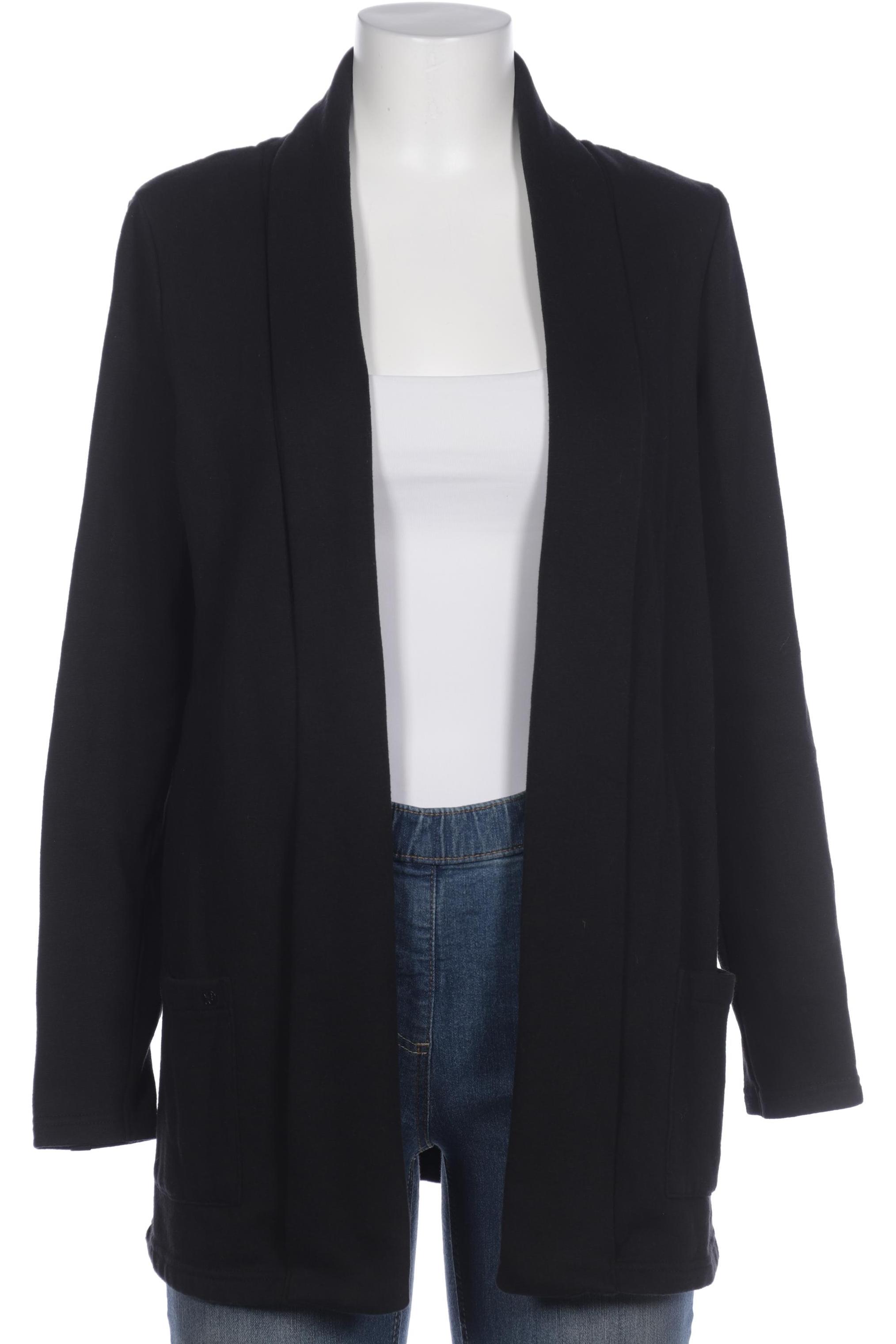 

edc by Esprit Damen Strickjacke, schwarz, Gr. 38