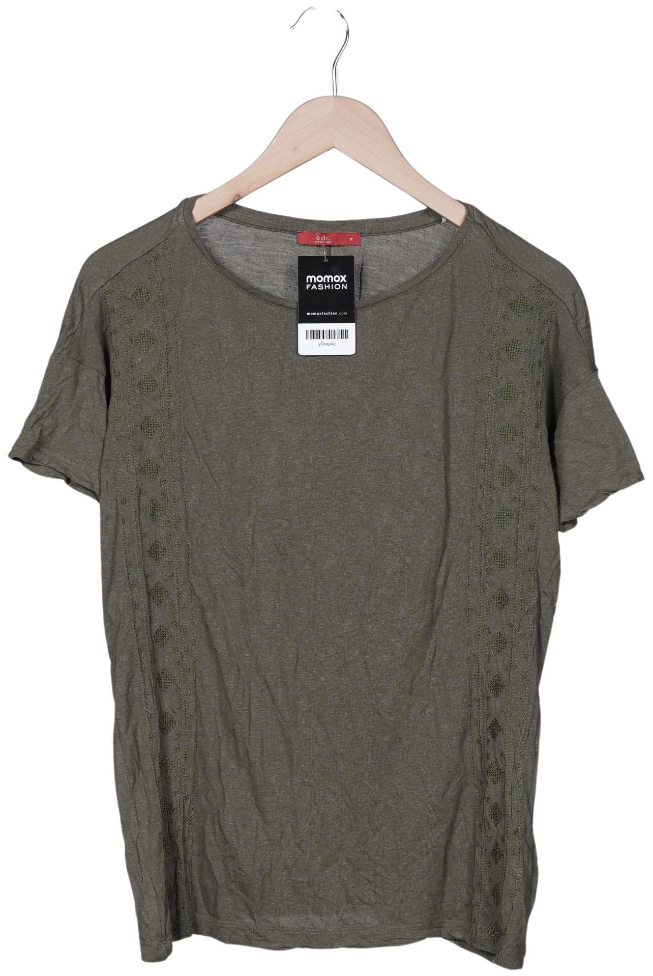 

edc by Esprit Damen T-Shirt, grün, Gr. 38