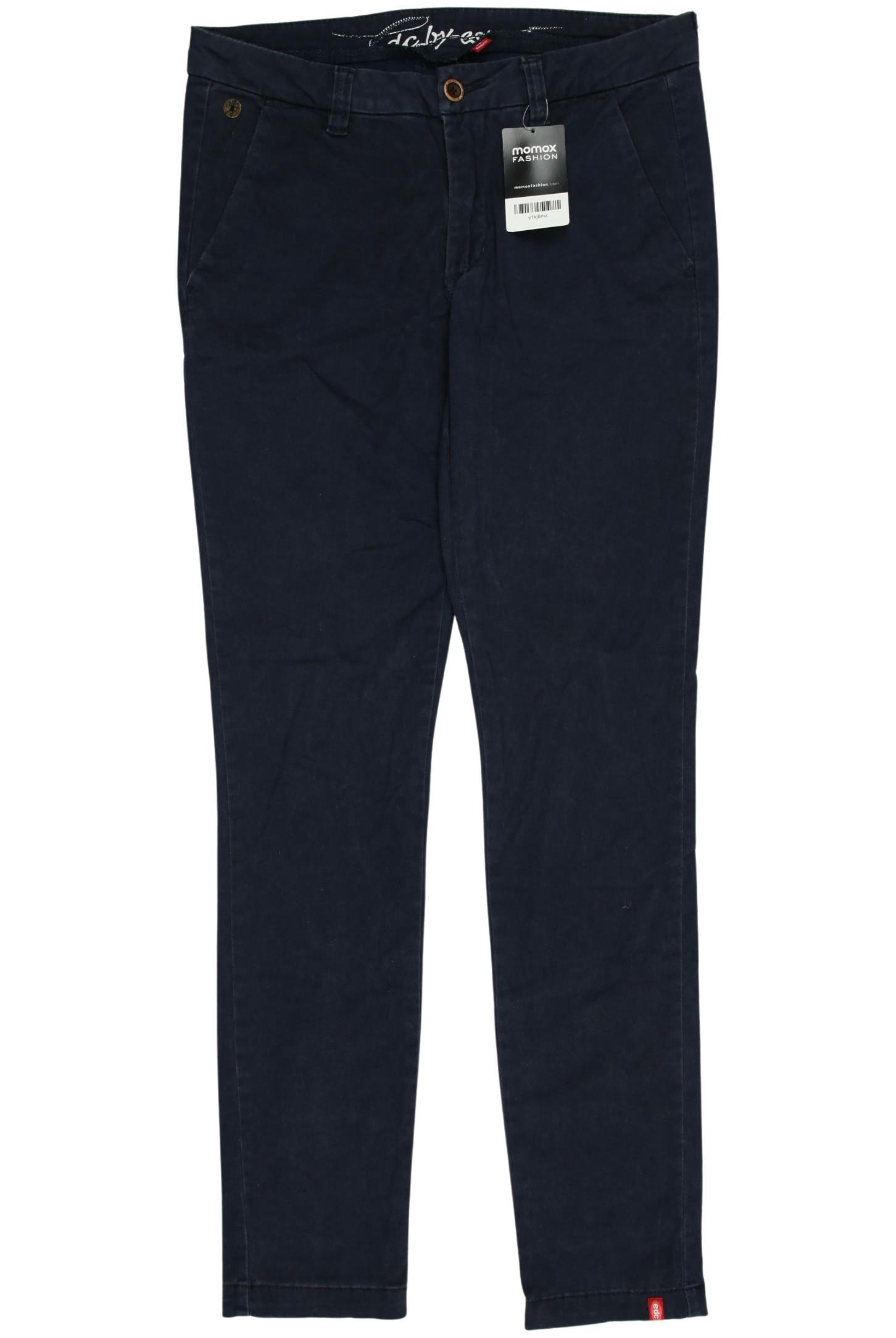 

edc by Esprit Damen Stoffhose, marineblau, Gr. 36