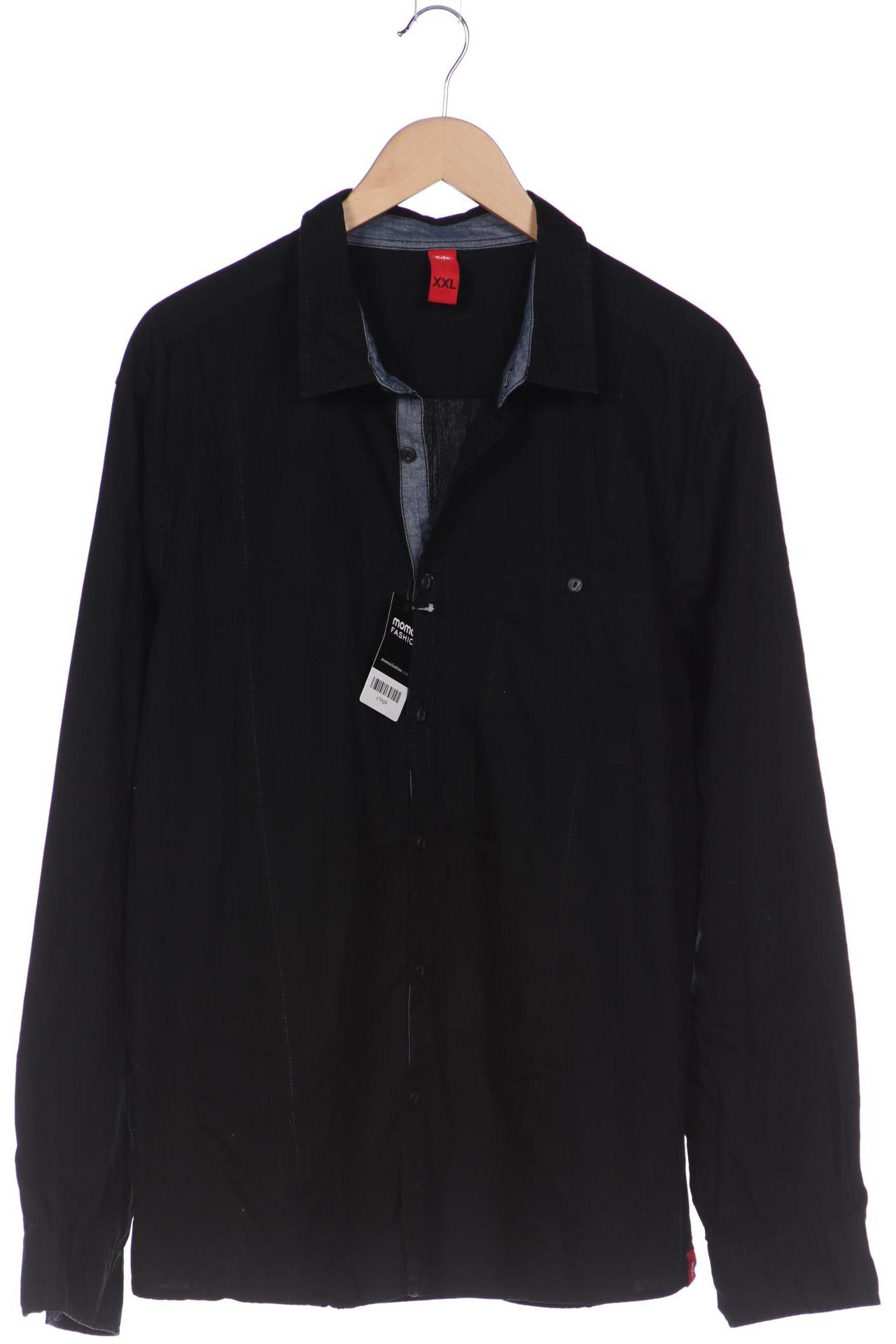 

edc by Esprit Herren Hemd, schwarz