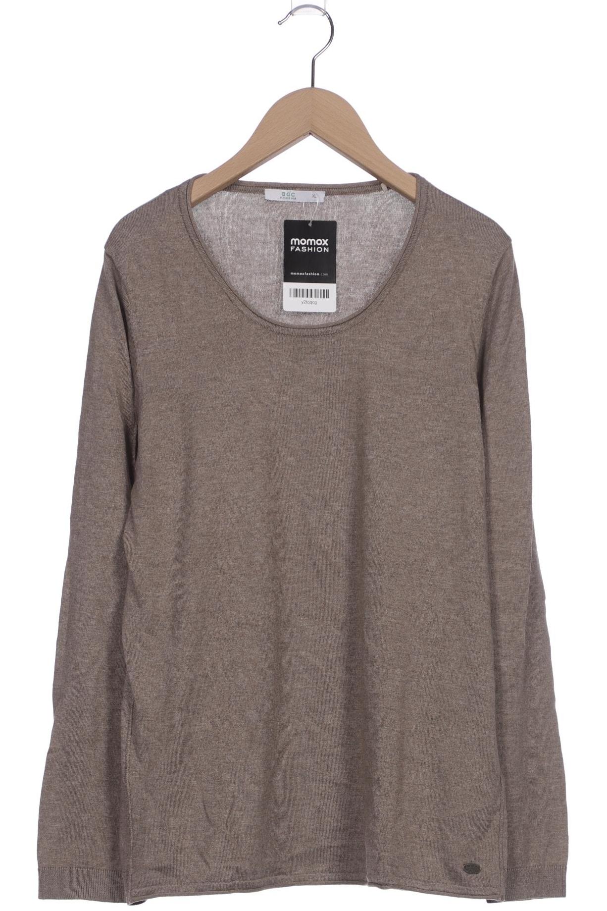 

edc by Esprit Damen Pullover, beige, Gr. 44