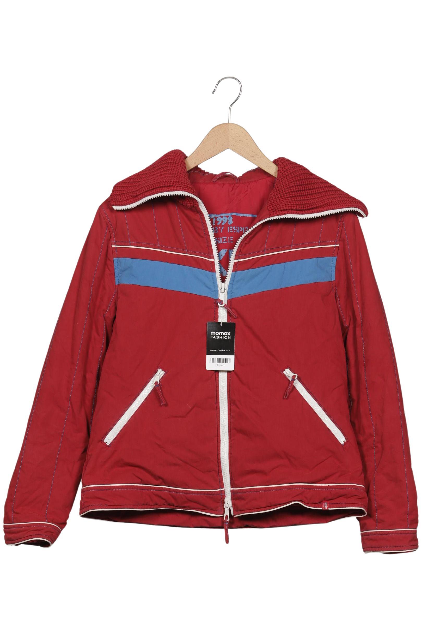 

edc by Esprit Damen Jacke, rot, Gr. 44