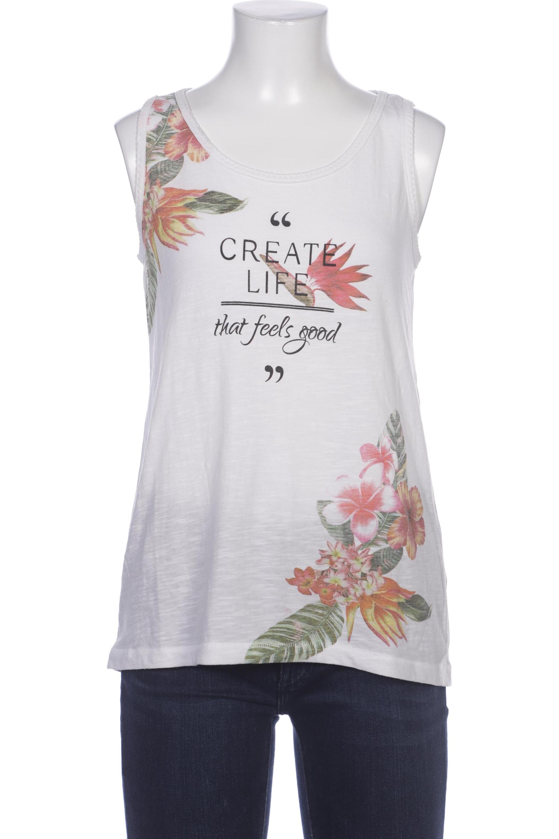 

edc by Esprit Damen Top, weiß, Gr. 36