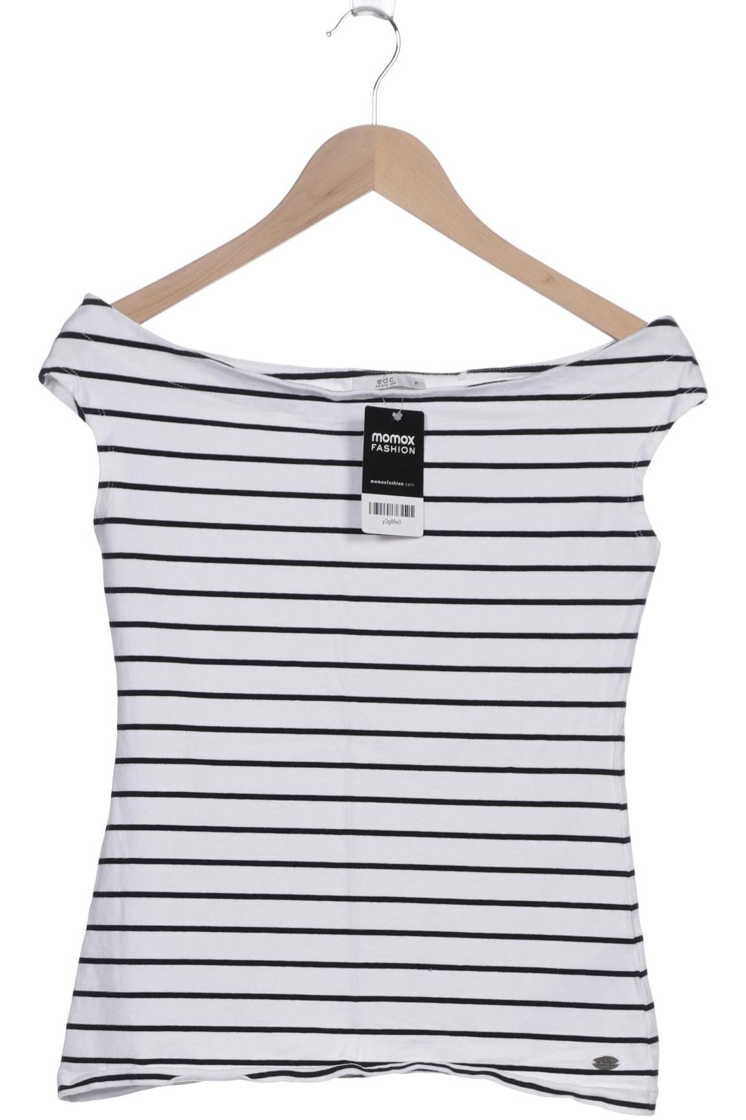 

edc by Esprit Damen T-Shirt, weiß, Gr. 38