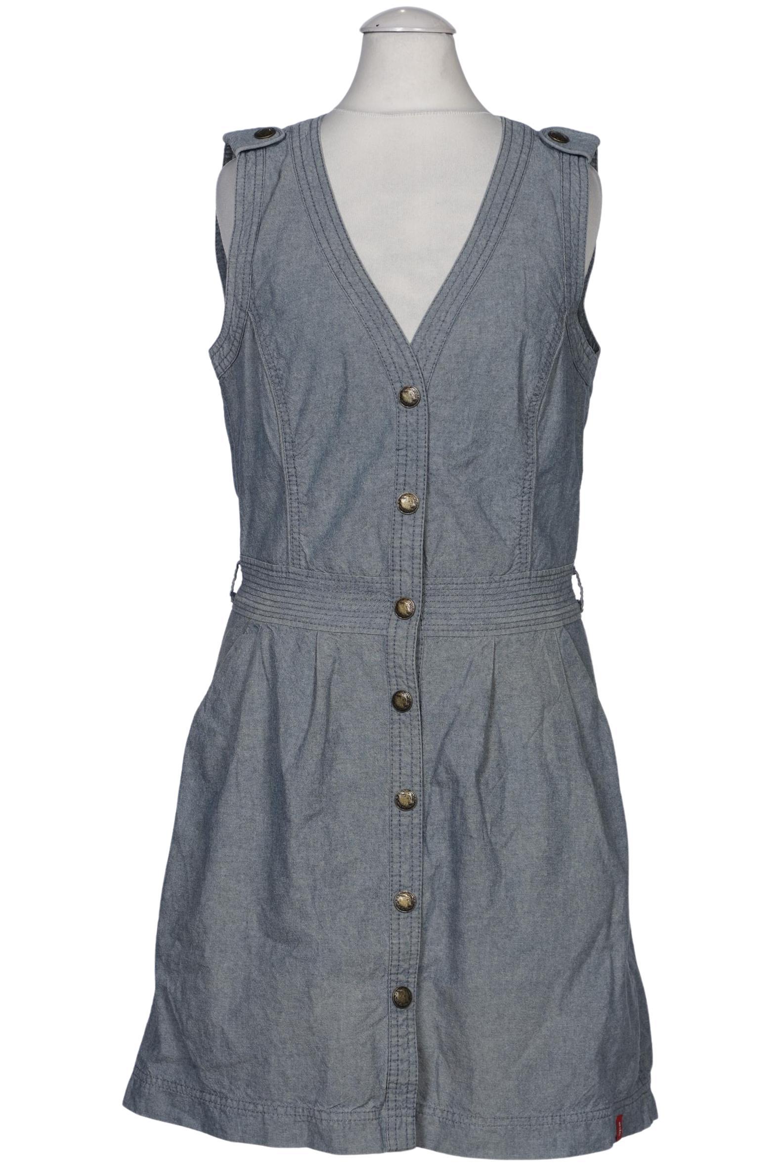 

edc by Esprit Damen Kleid, blau, Gr. 34