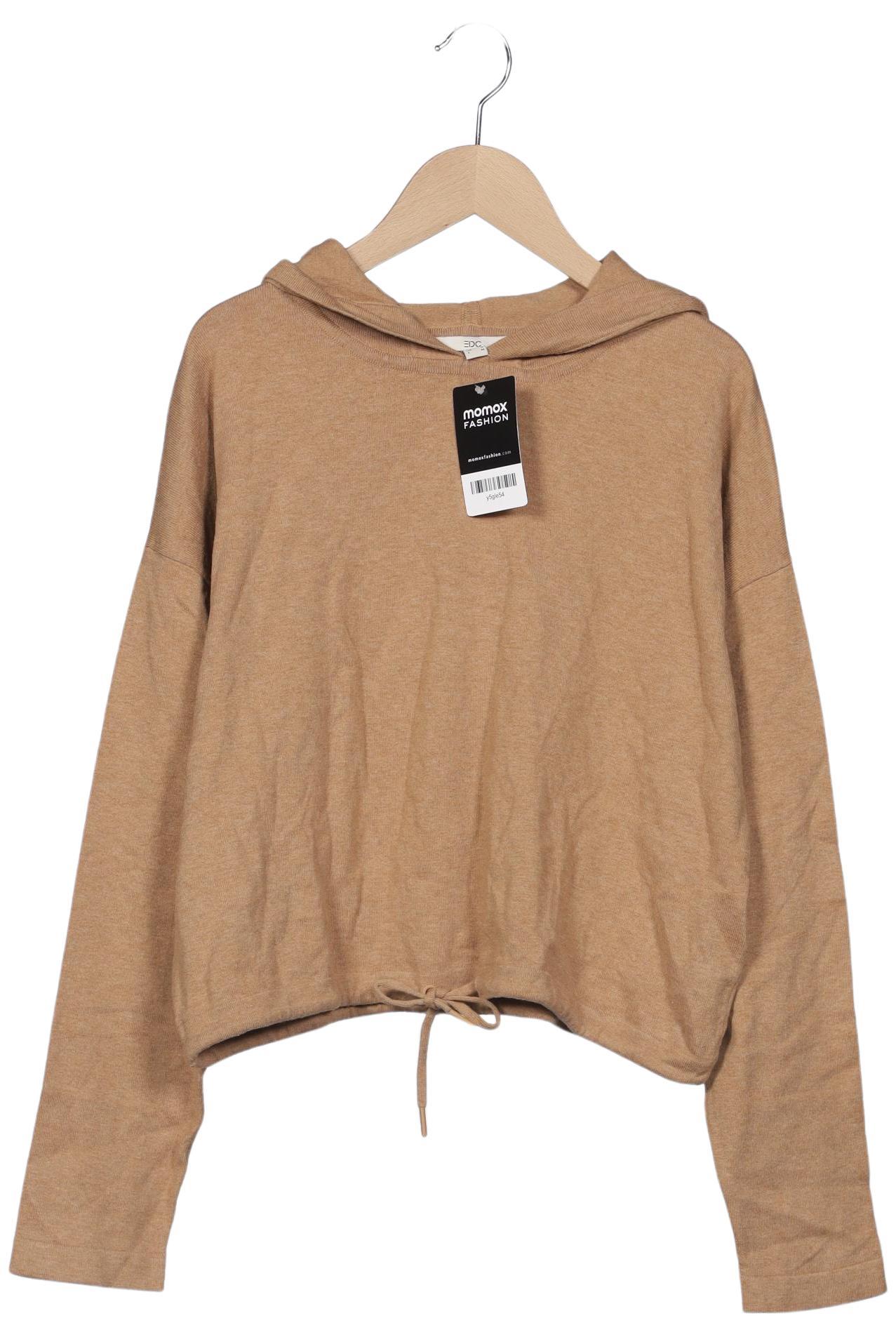 

edc by Esprit Damen Kapuzenpullover, braun, Gr. 36