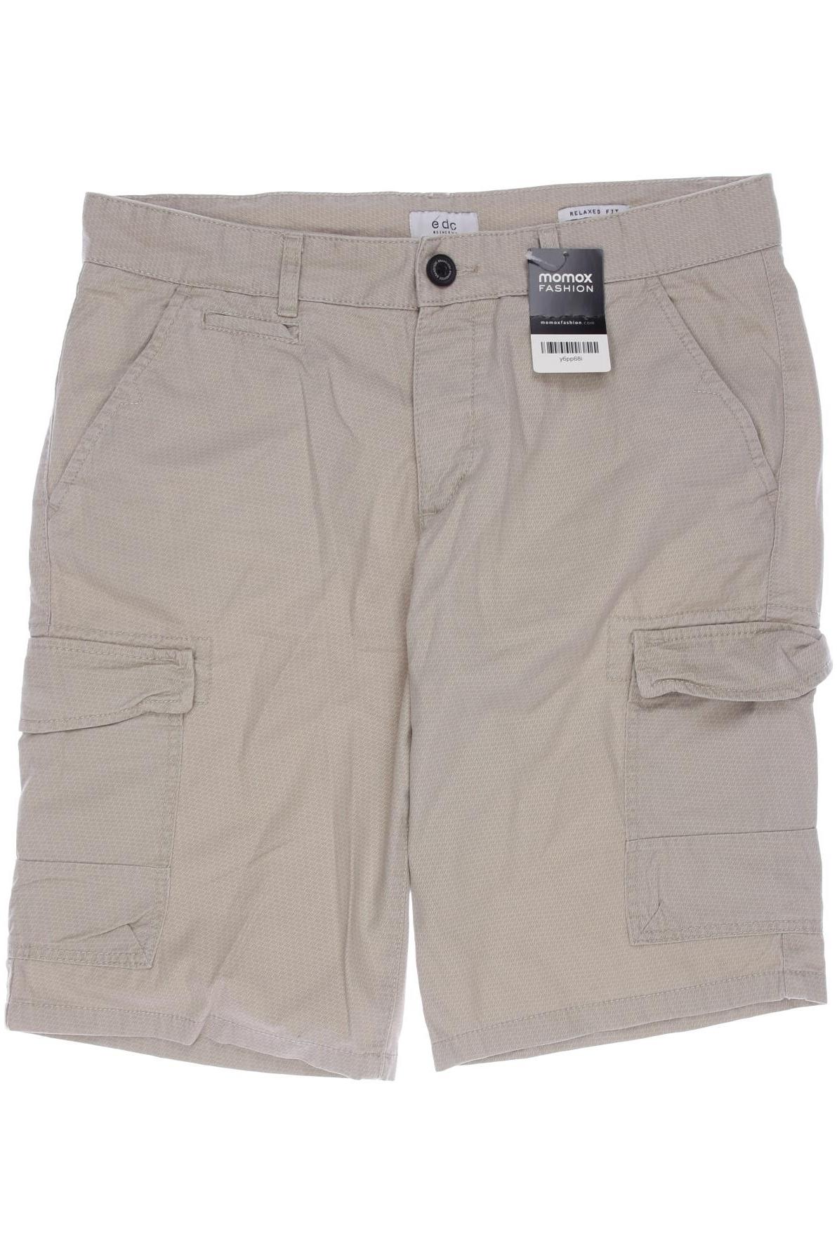 

edc by Esprit Herren Shorts, beige, Gr. 34