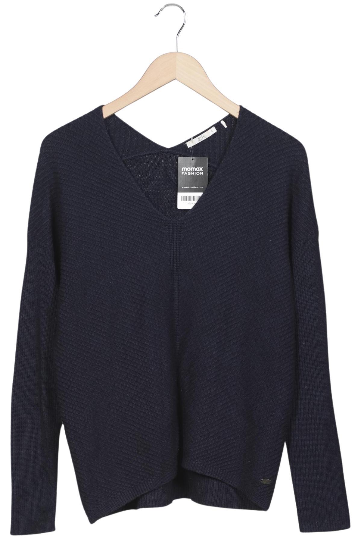 

edc by Esprit Damen Pullover, marineblau, Gr. 36
