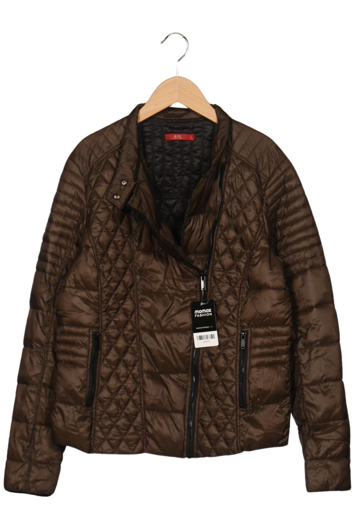 

edc by Esprit Damen Jacke, braun, Gr. 42