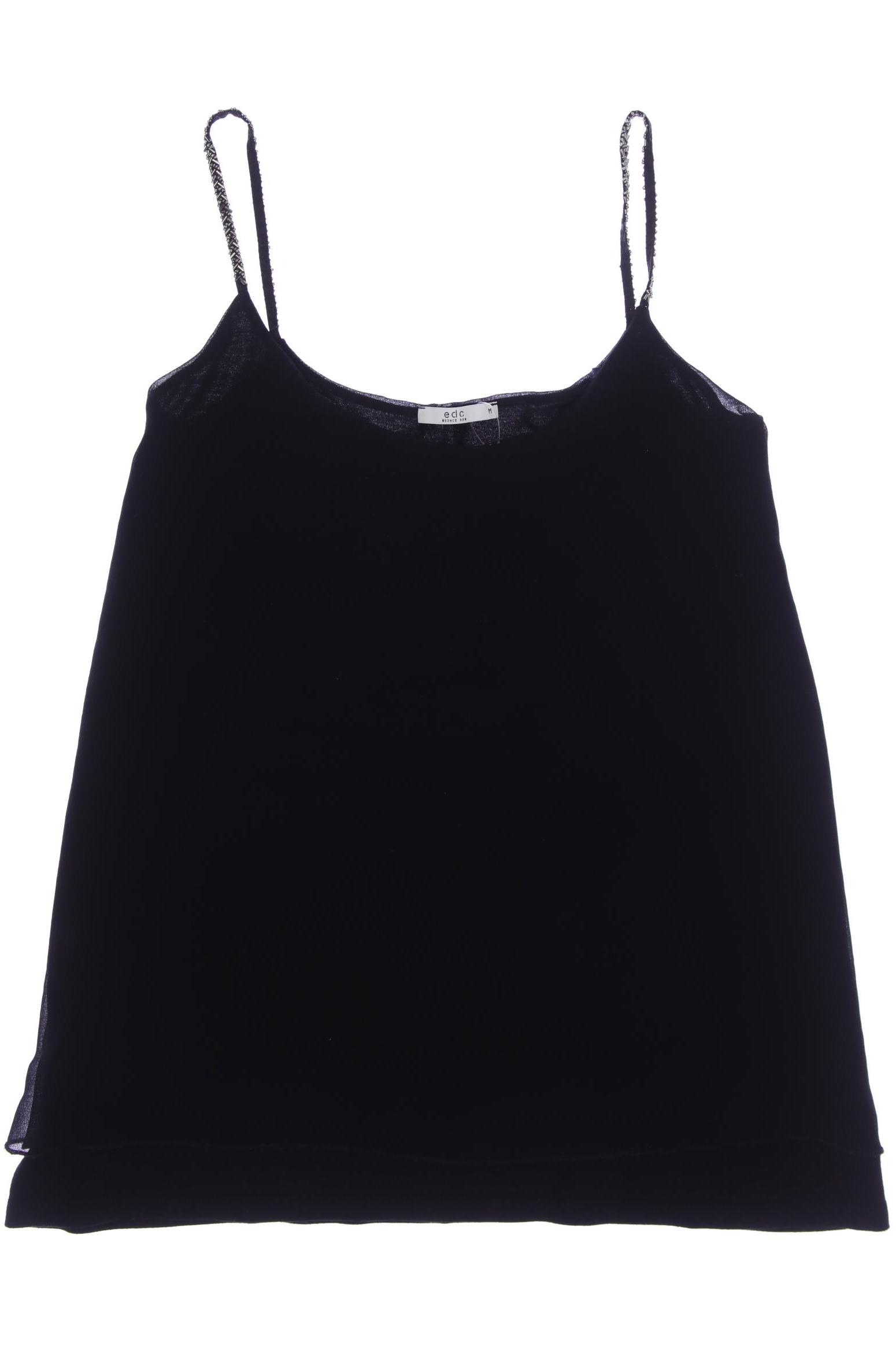 

edc by Esprit Damen Top, schwarz, Gr. 38