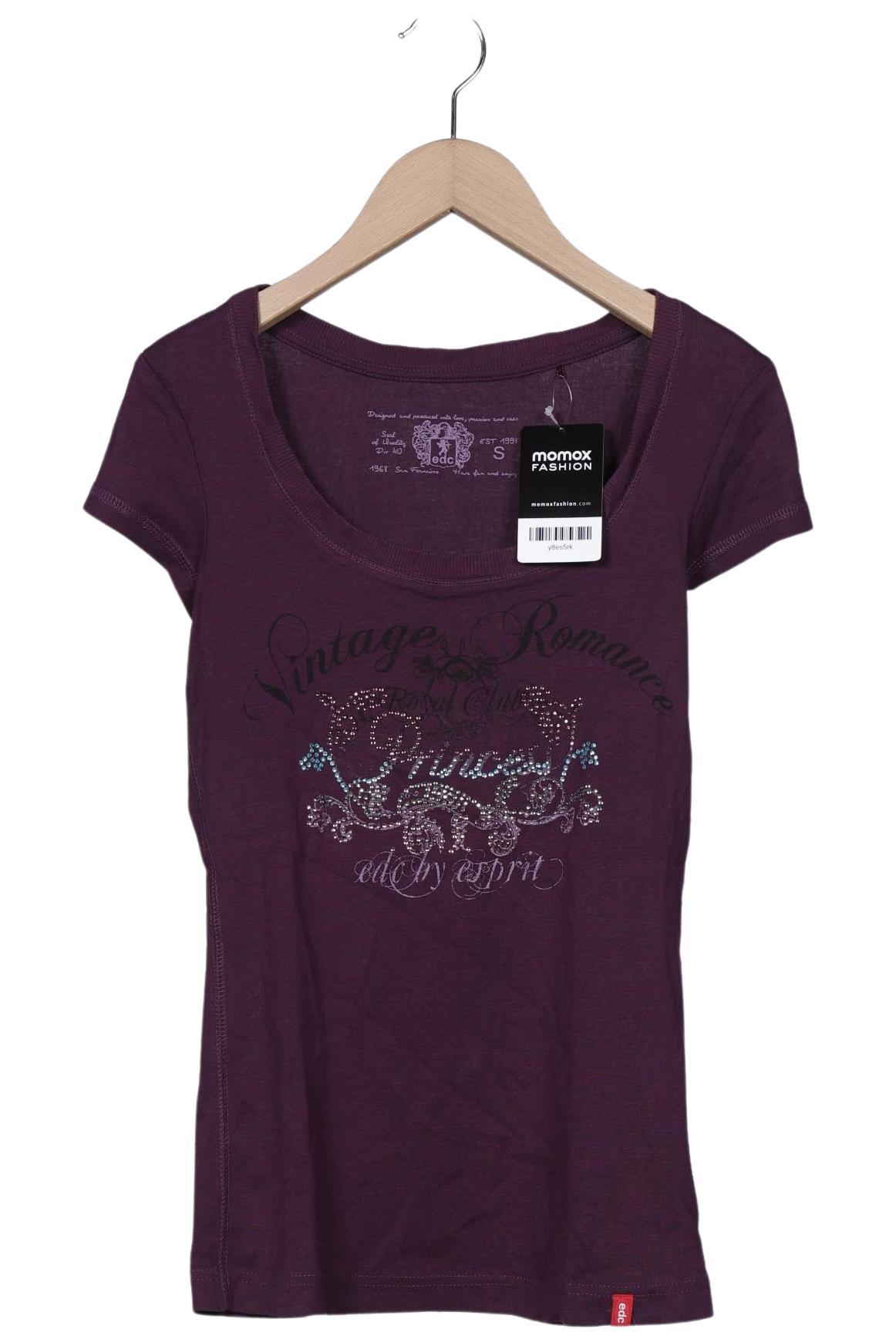 

edc by Esprit Damen T-Shirt, flieder, Gr. 36