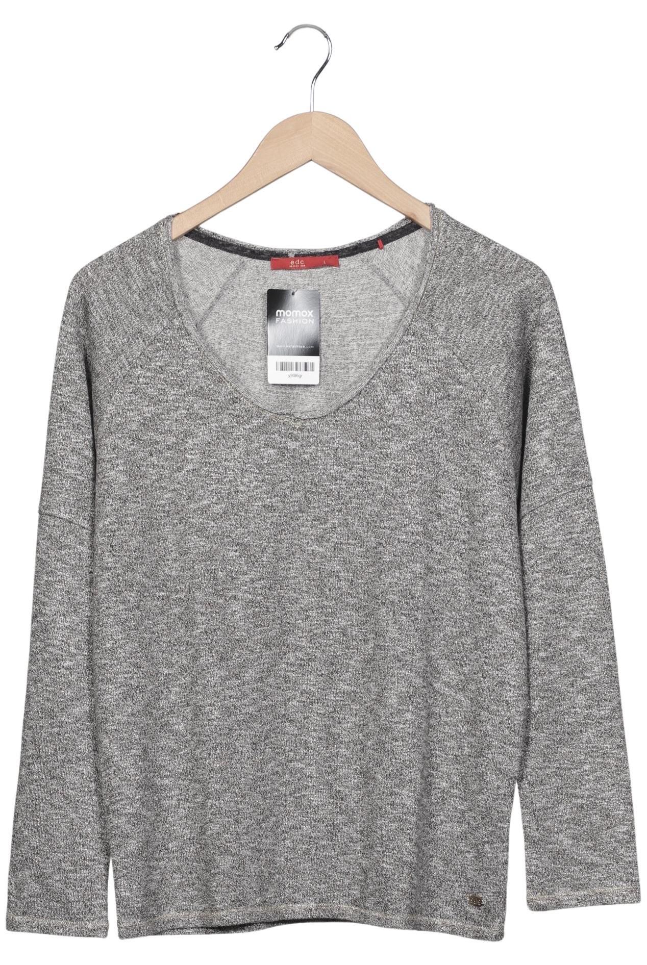 

edc by Esprit Damen Pullover, grau, Gr. 42