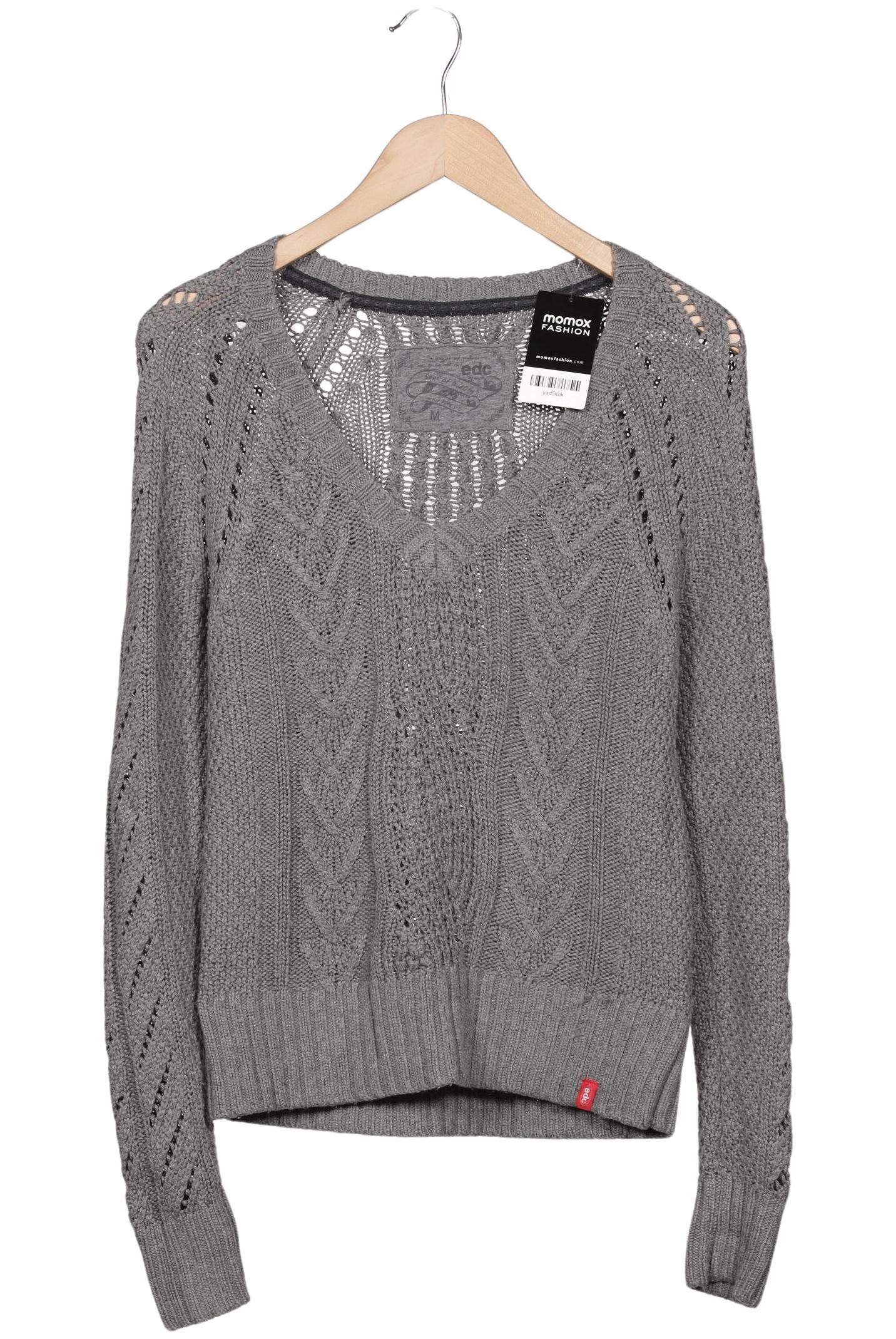 

edc by Esprit Damen Pullover, grau, Gr. 38