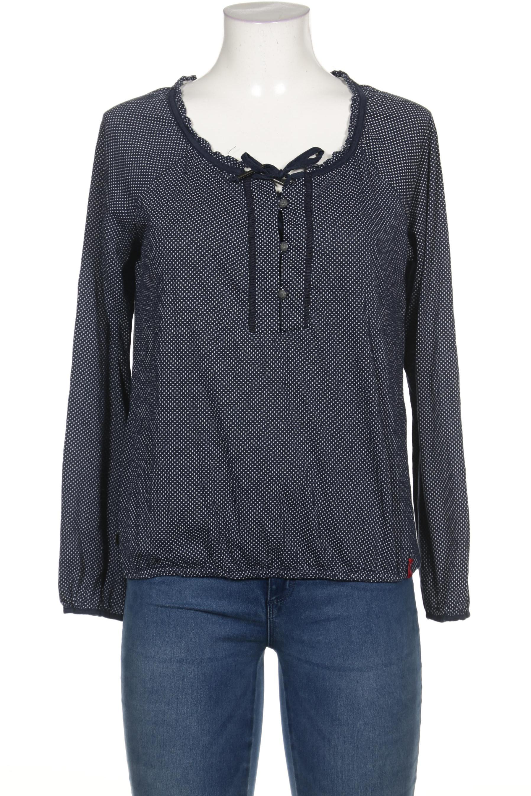 

edc by Esprit Damen Bluse, marineblau, Gr. 38