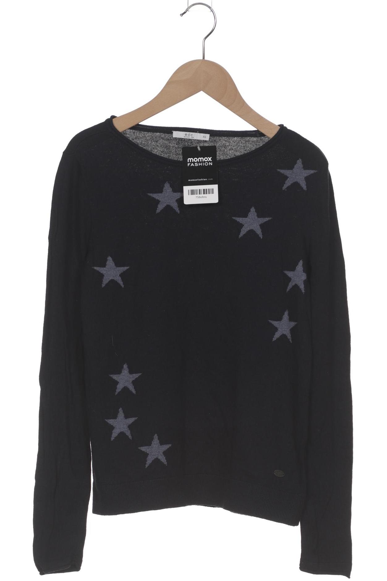 

edc by Esprit Damen Pullover, marineblau, Gr. 34