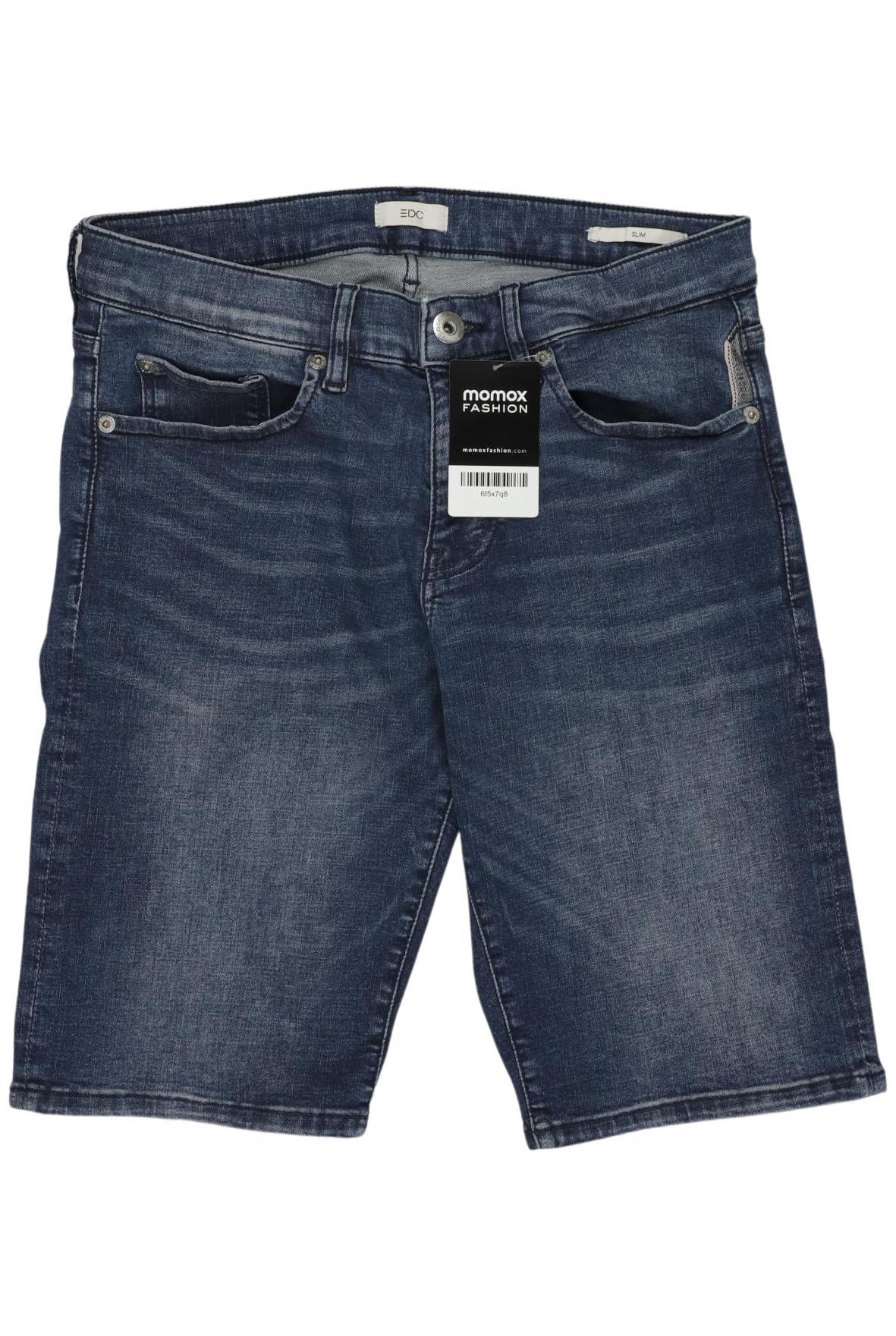 

edc by Esprit Damen Shorts, blau, Gr. 29