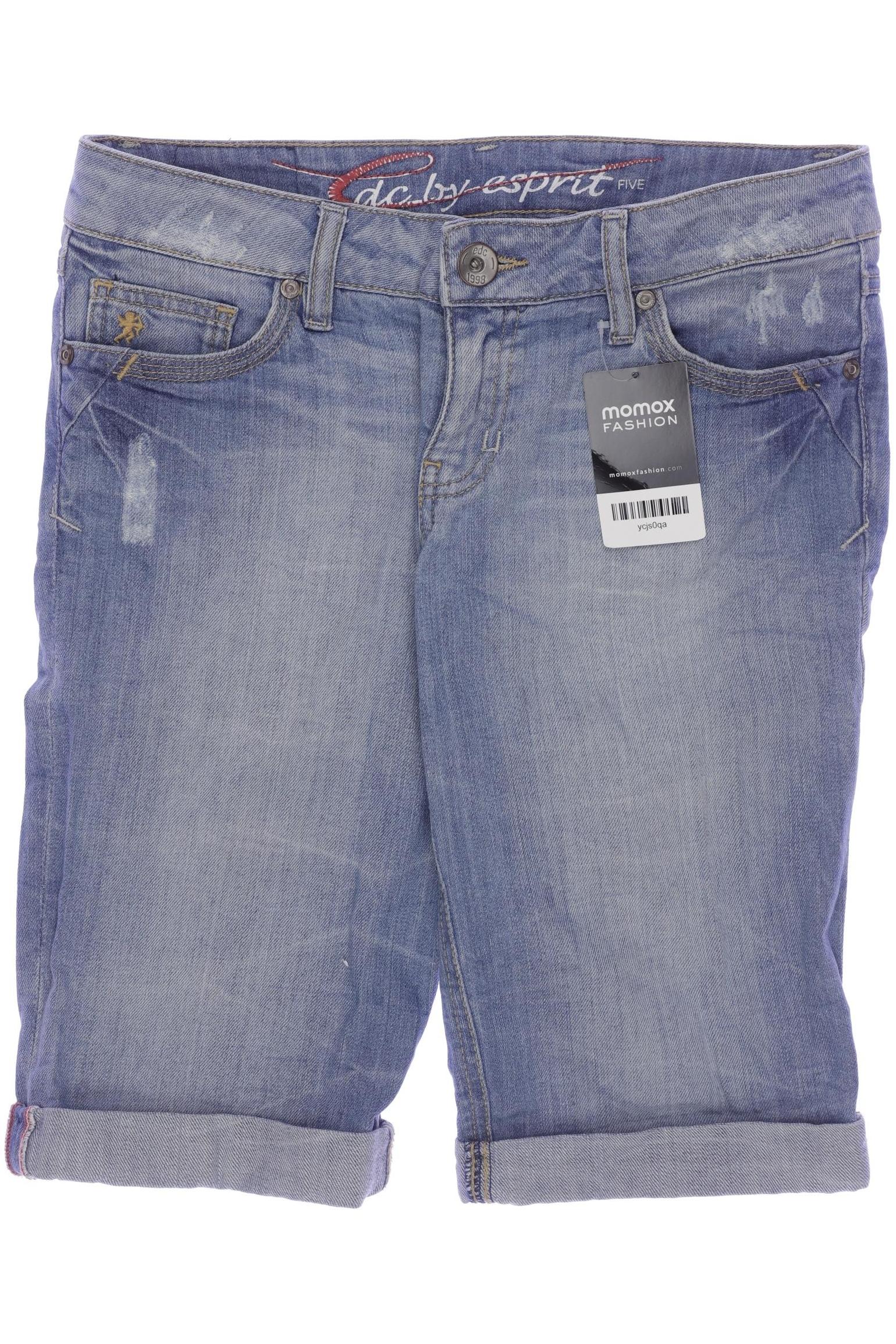

edc by Esprit Damen Shorts, blau, Gr. 29