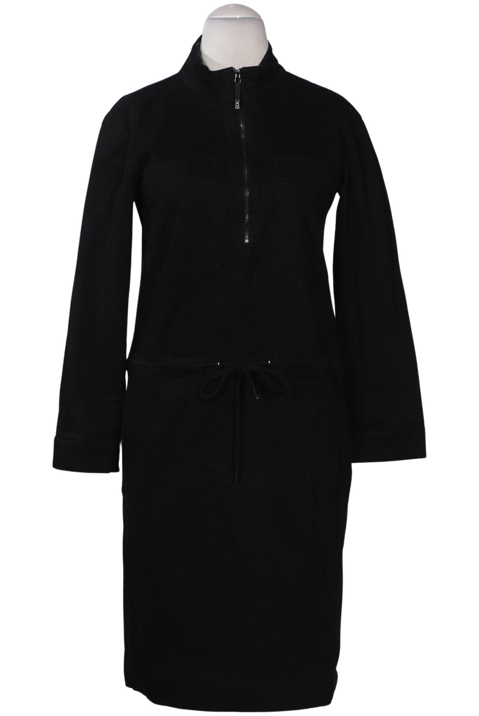 

edc by Esprit Damen Kleid, schwarz, Gr. 36