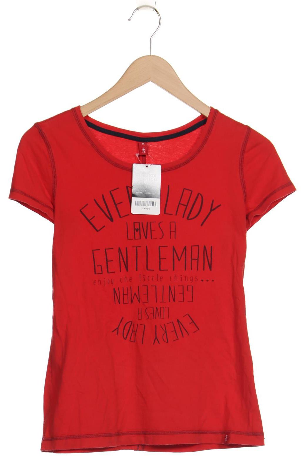

edc by Esprit Damen T-Shirt, rot, Gr. 38
