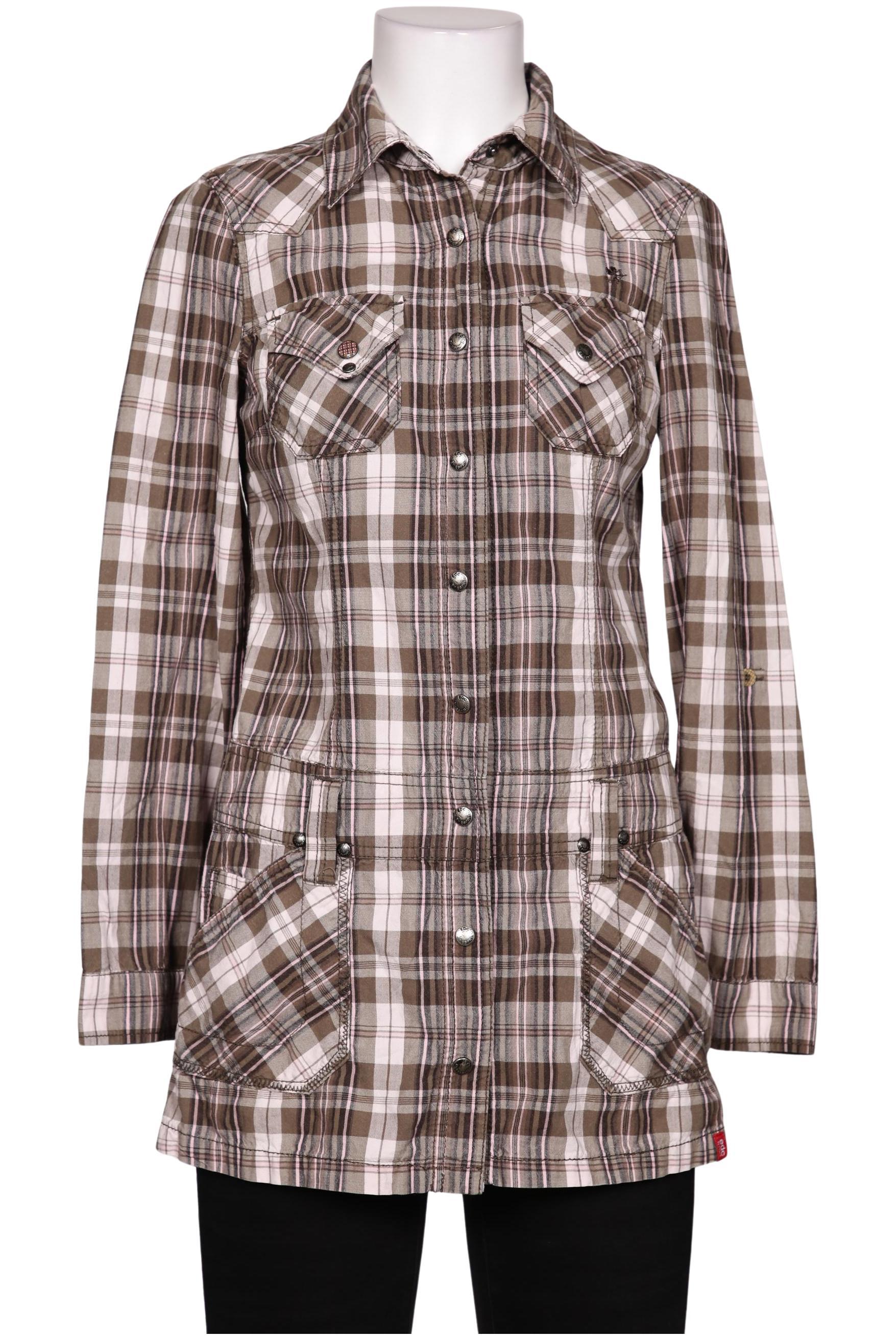 

edc by Esprit Damen Bluse, grün, Gr. 34