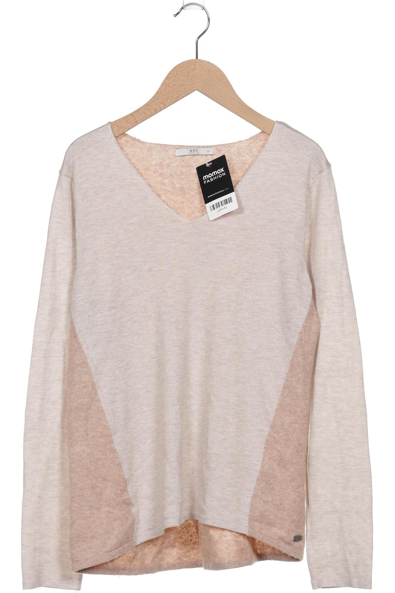 

edc by Esprit Damen Pullover, beige, Gr. 36