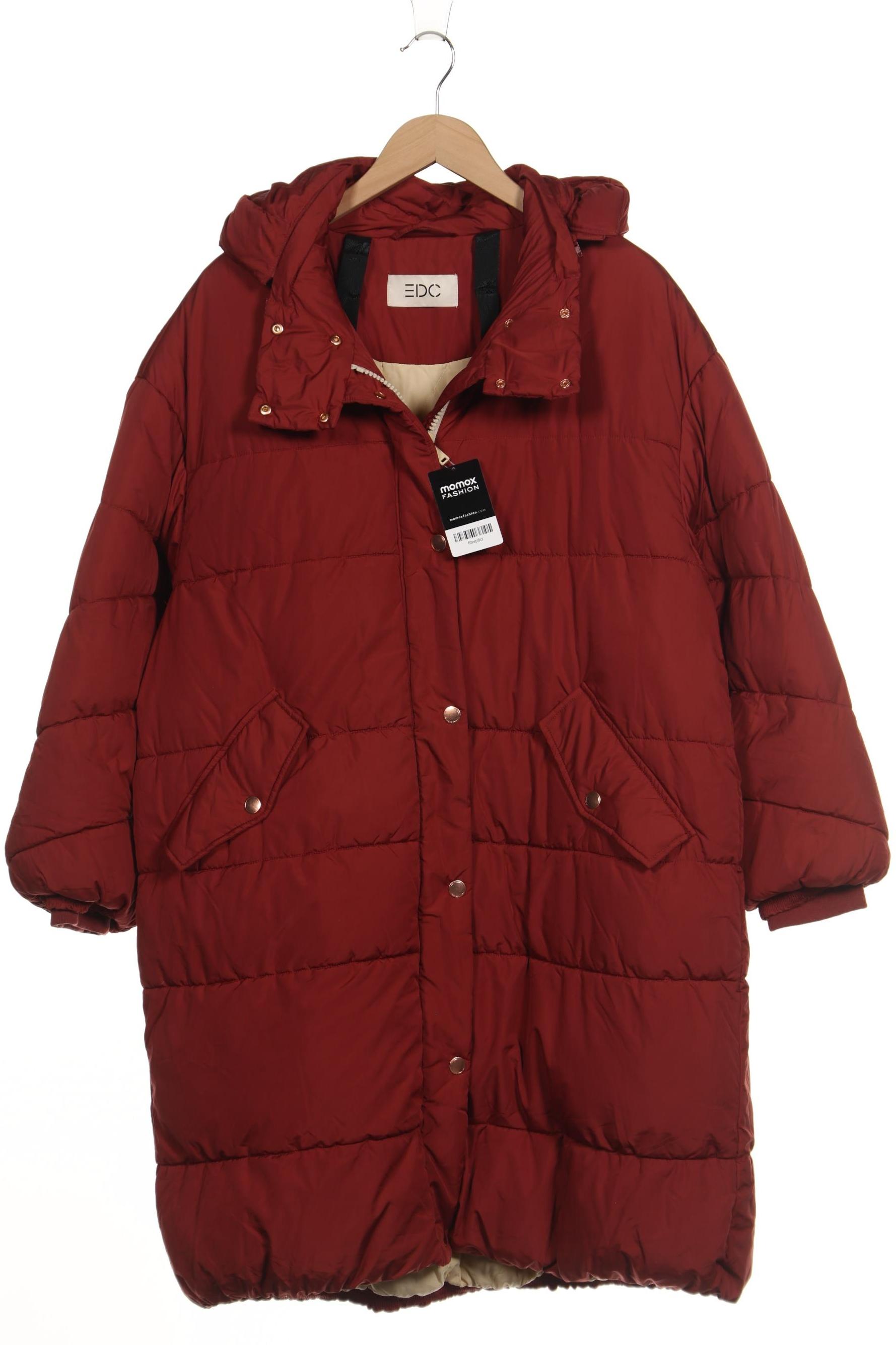 

edc by Esprit Damen Mantel, rot, Gr. 42