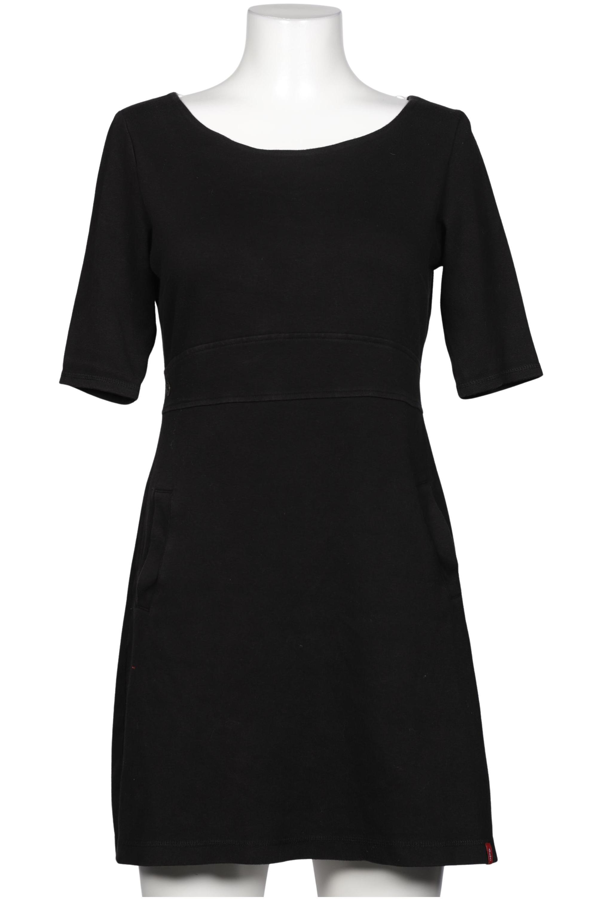 

edc by Esprit Damen Kleid, schwarz, Gr. 38