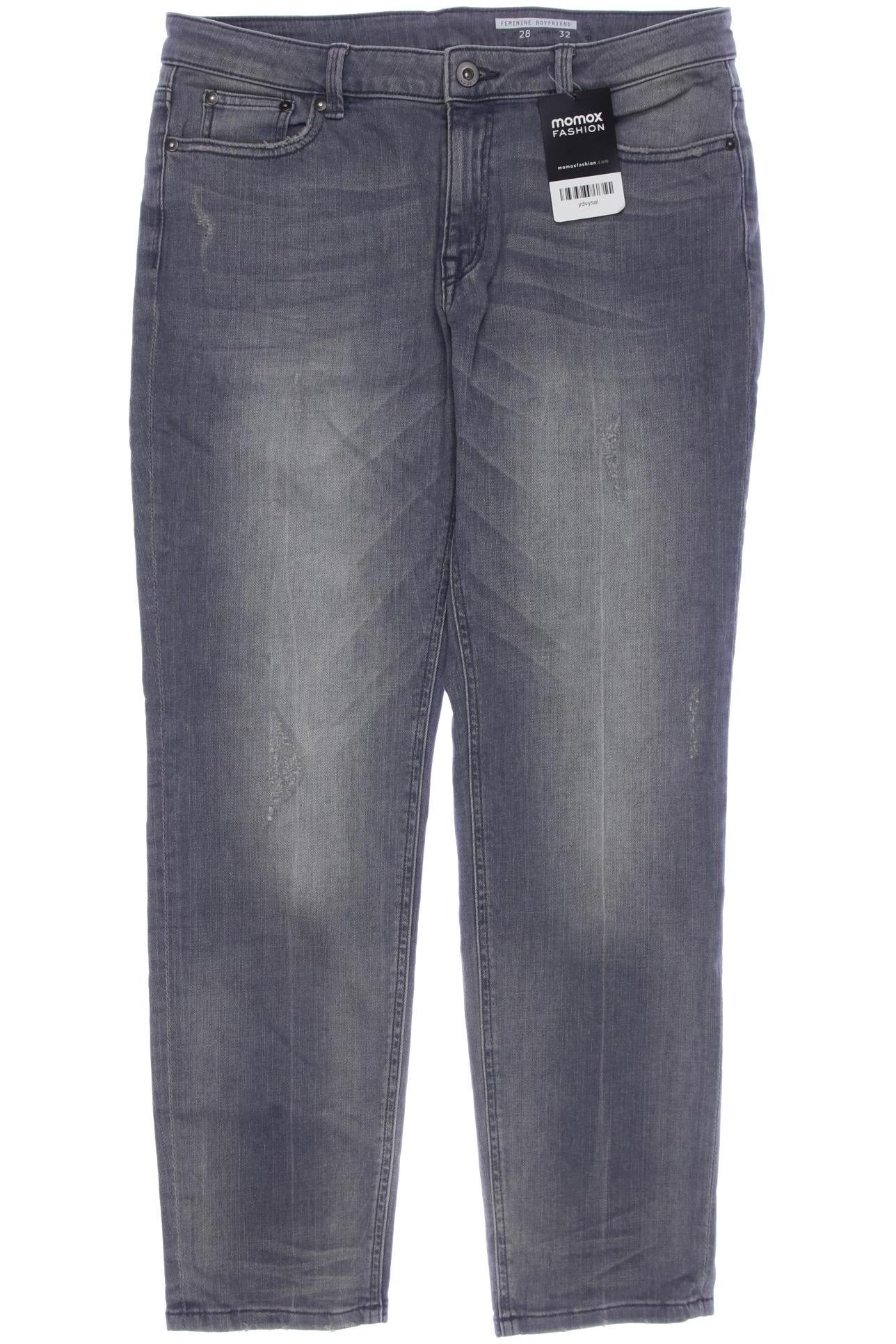 

edc by Esprit Damen Jeans, grau, Gr. 28