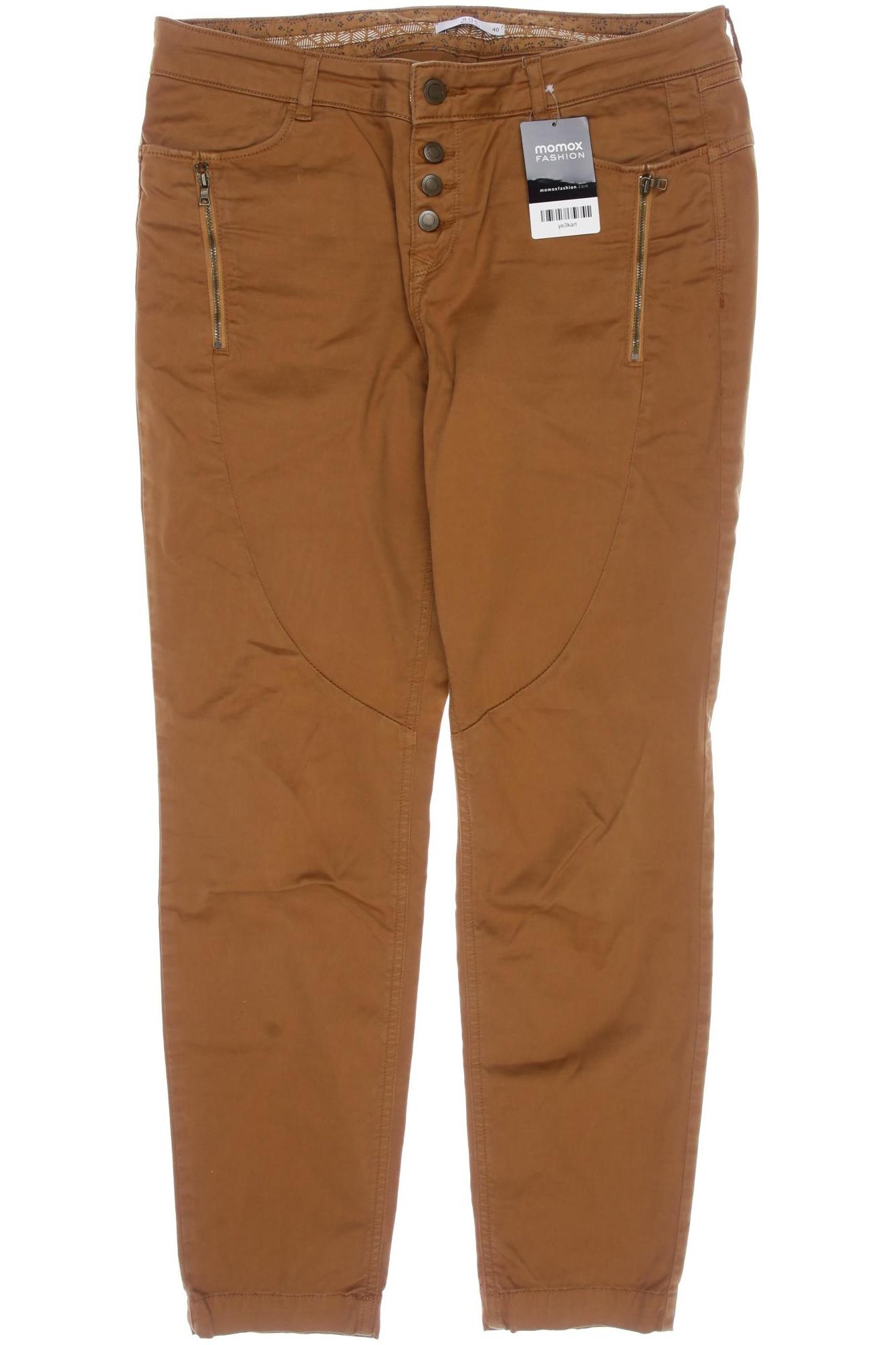 

edc by Esprit Damen Stoffhose, orange, Gr. 28