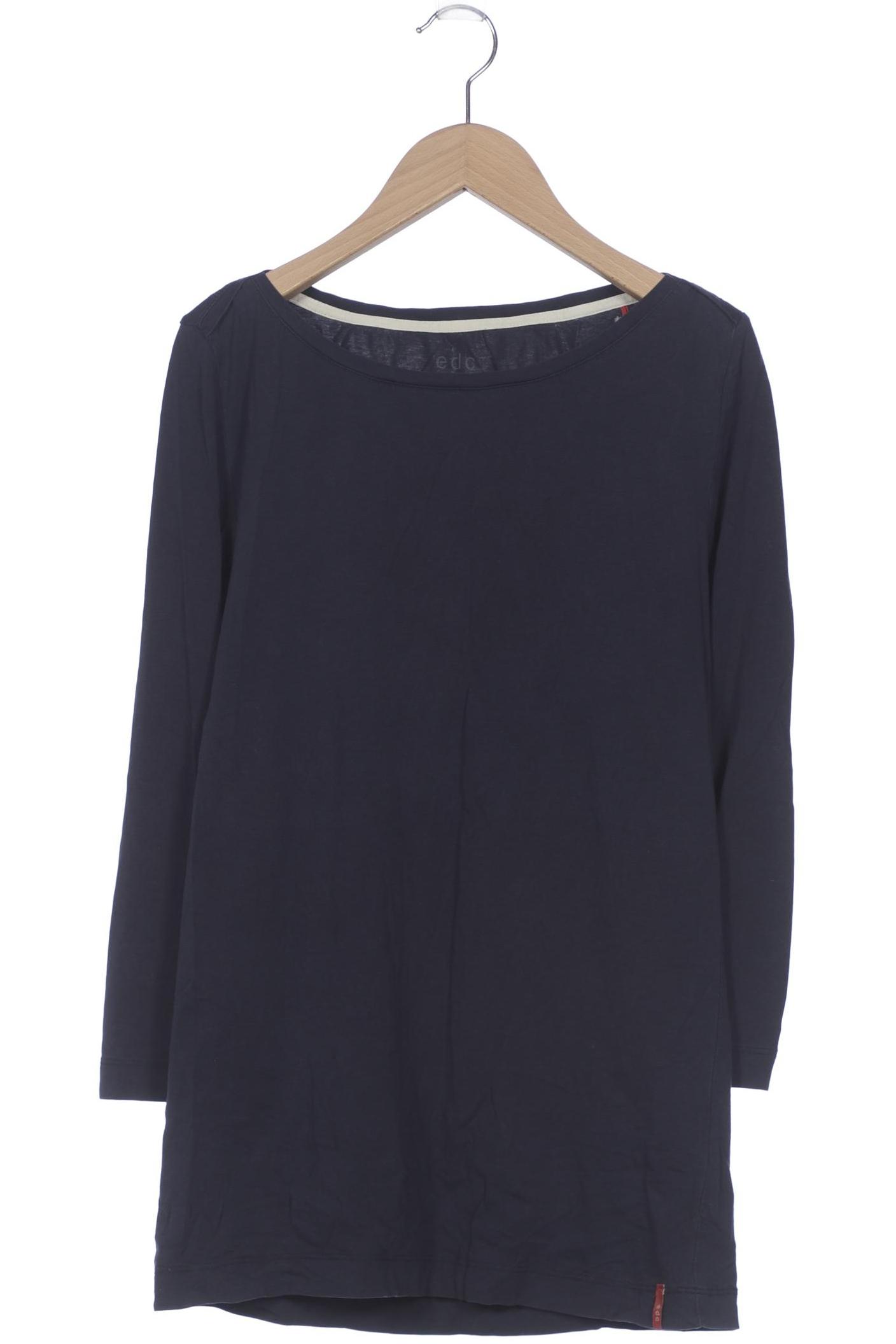 

edc by Esprit Damen Langarmshirt, marineblau, Gr. 42