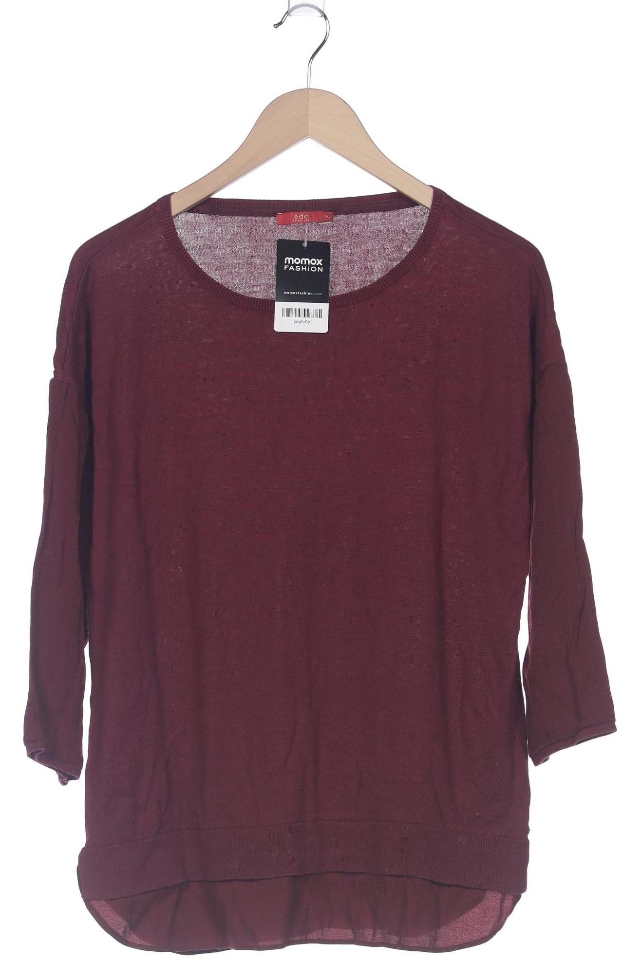 

edc by Esprit Damen Pullover, bordeaux, Gr. 44