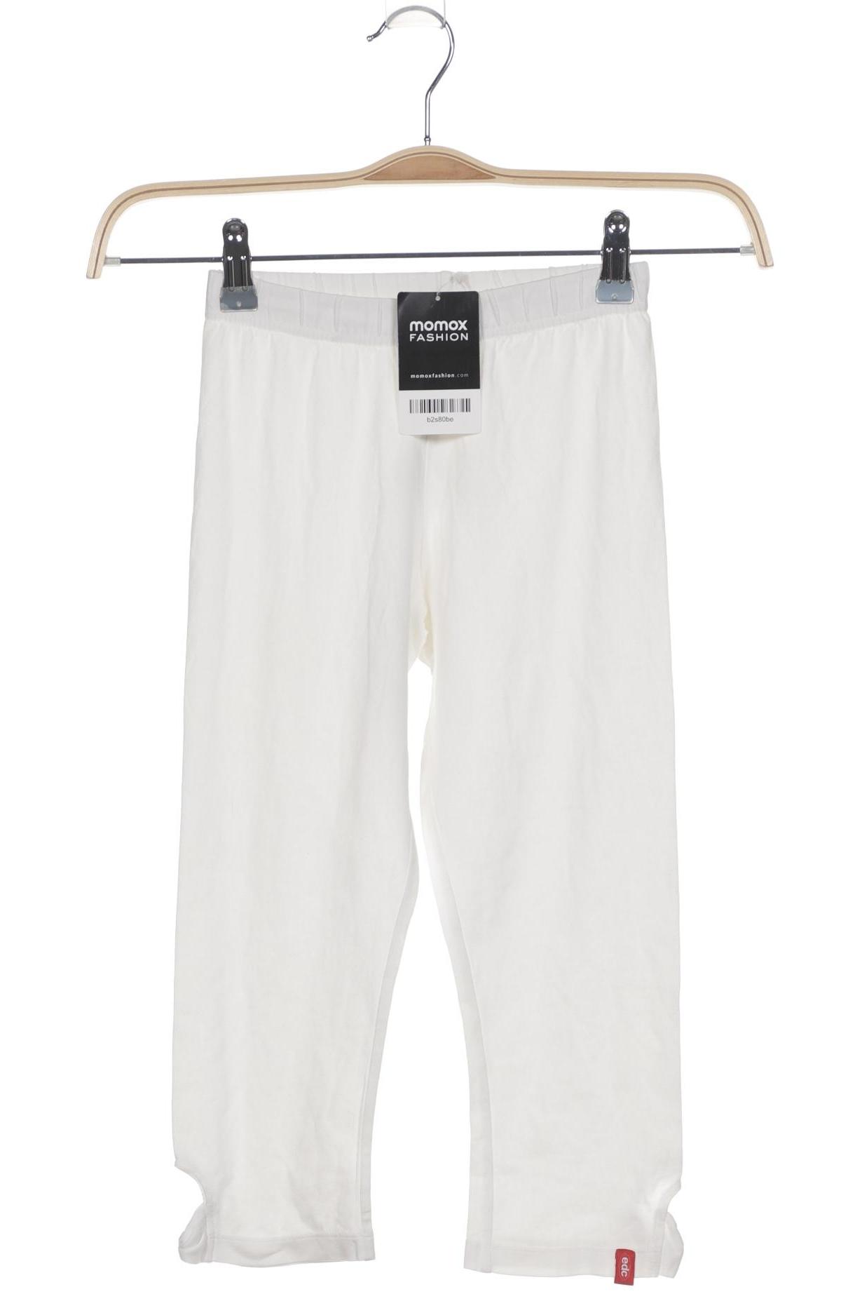 

edc by Esprit Damen Stoffhose, weiß, Gr. 0