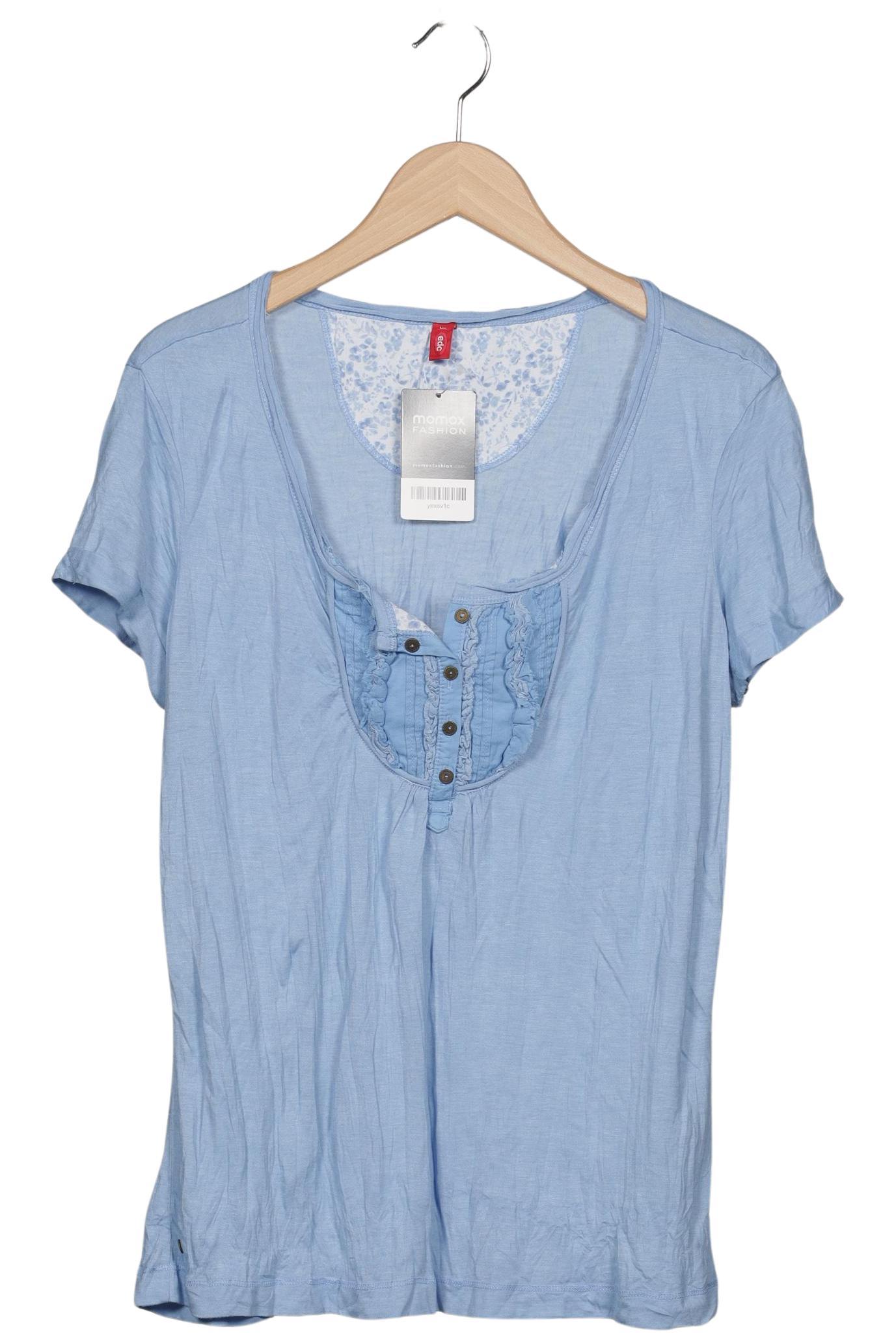 

edc by Esprit Damen T-Shirt, hellblau, Gr. 44