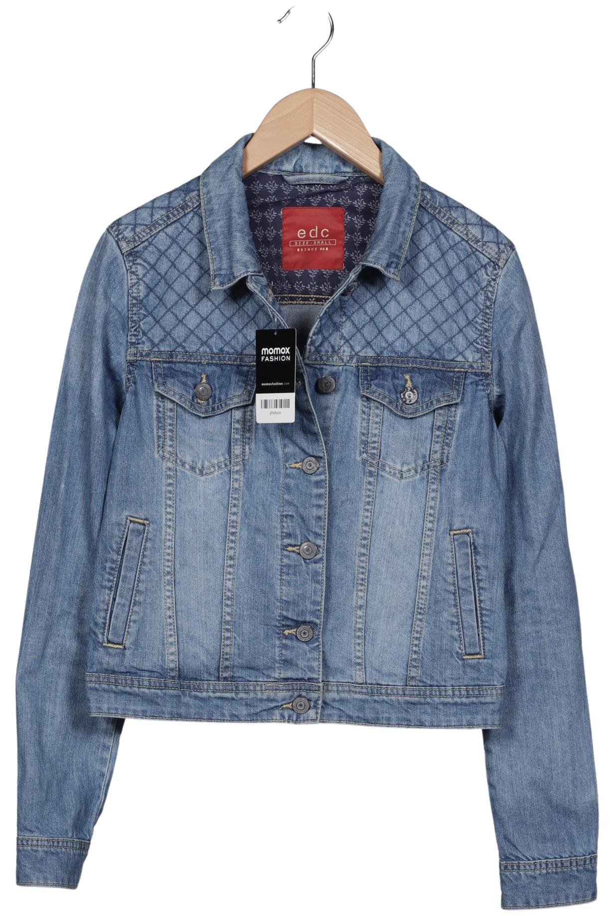 

edc by Esprit Damen Jacke, blau, Gr. 36