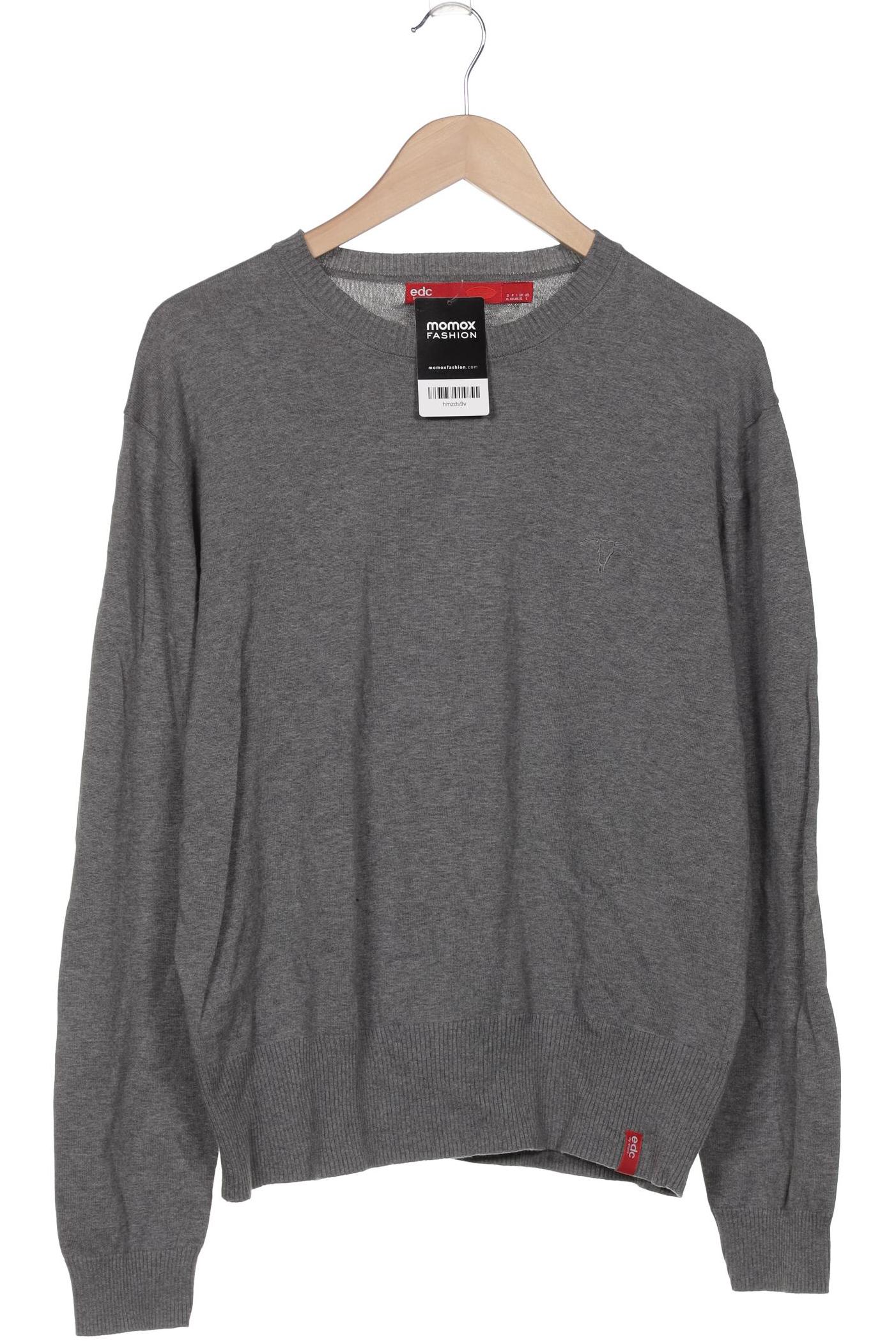 

edc by Esprit Herren Pullover, grau, Gr. 54