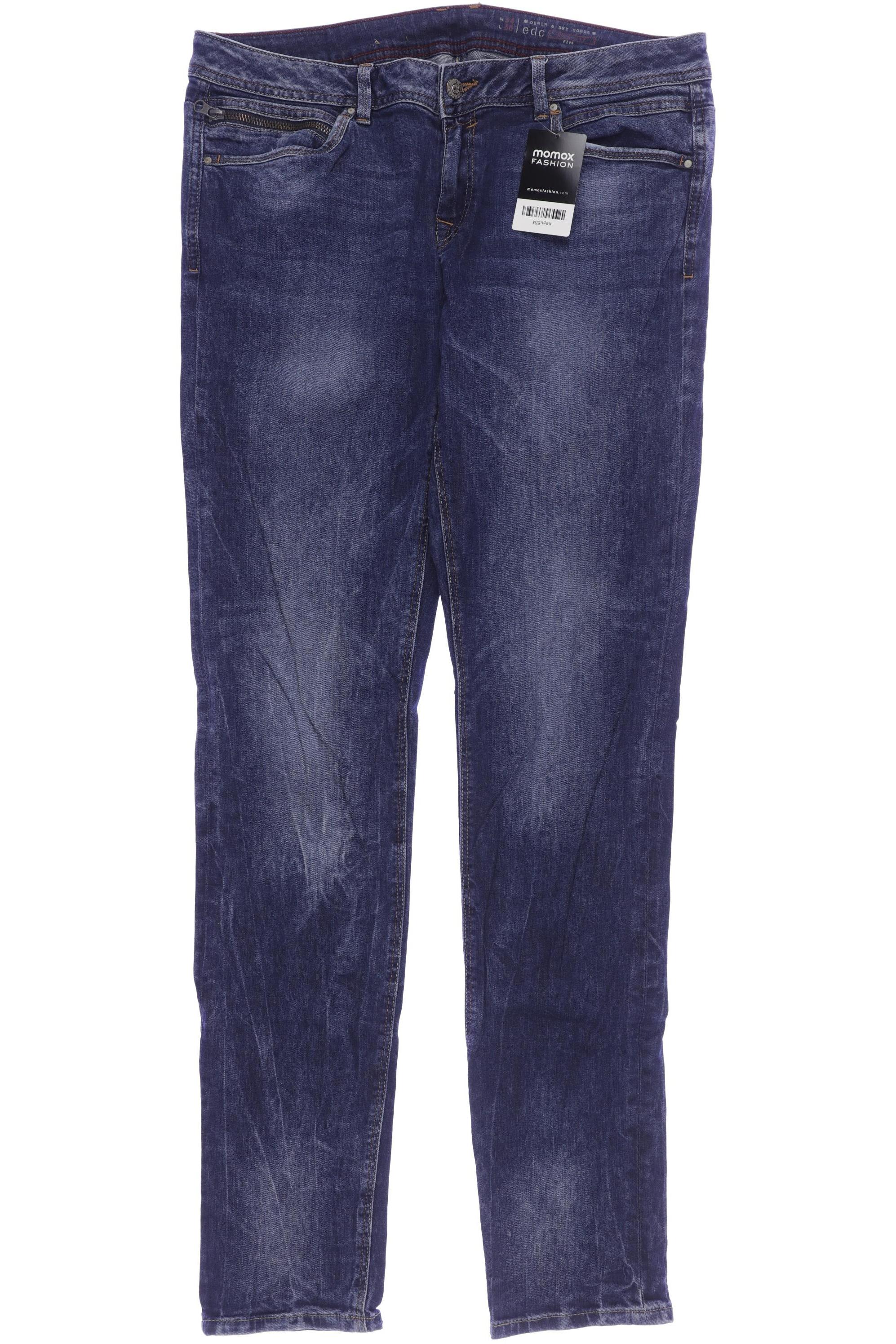 

edc by Esprit Damen Jeans, blau, Gr. 34