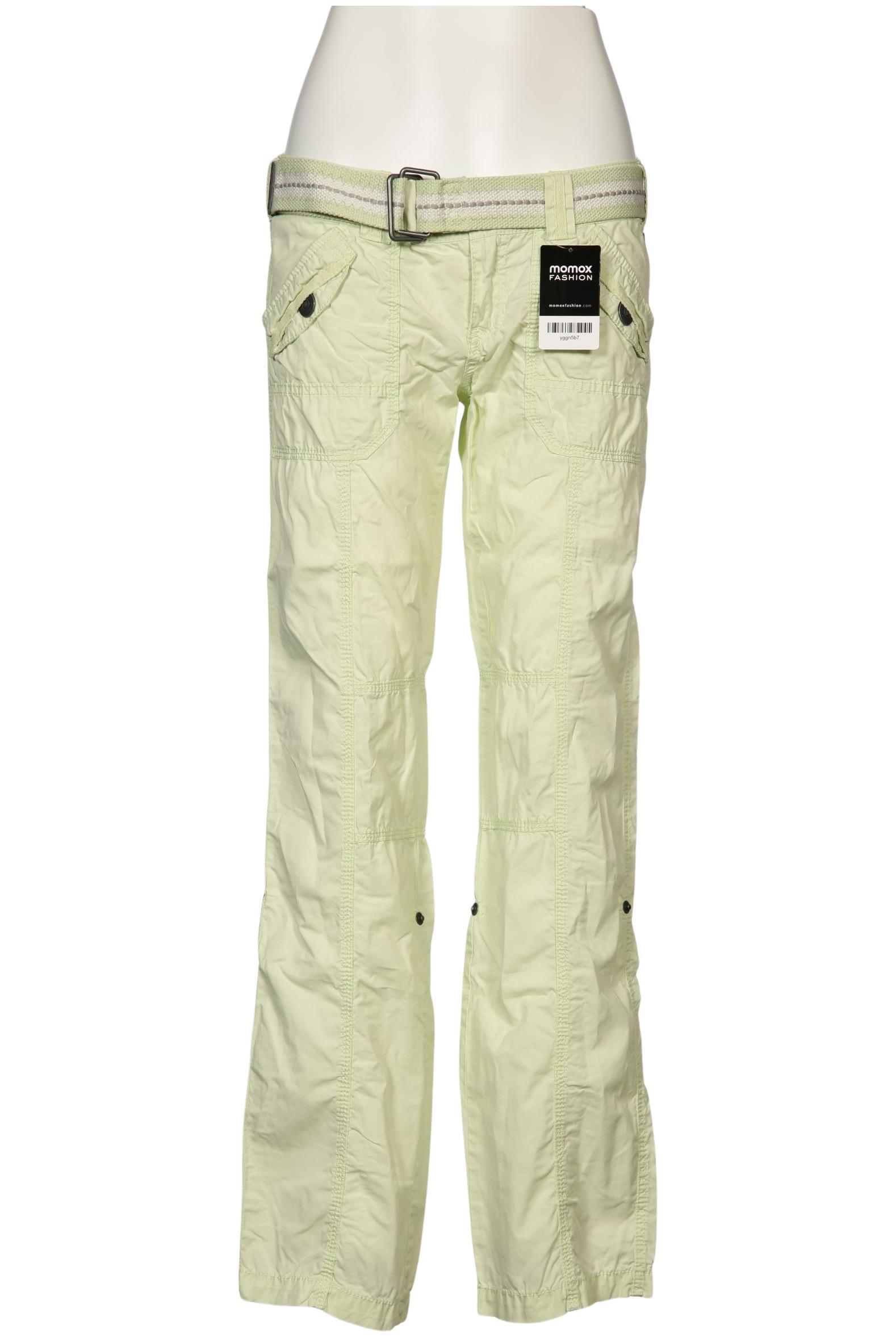 

edc by Esprit Damen Stoffhose, hellgrün, Gr. 36