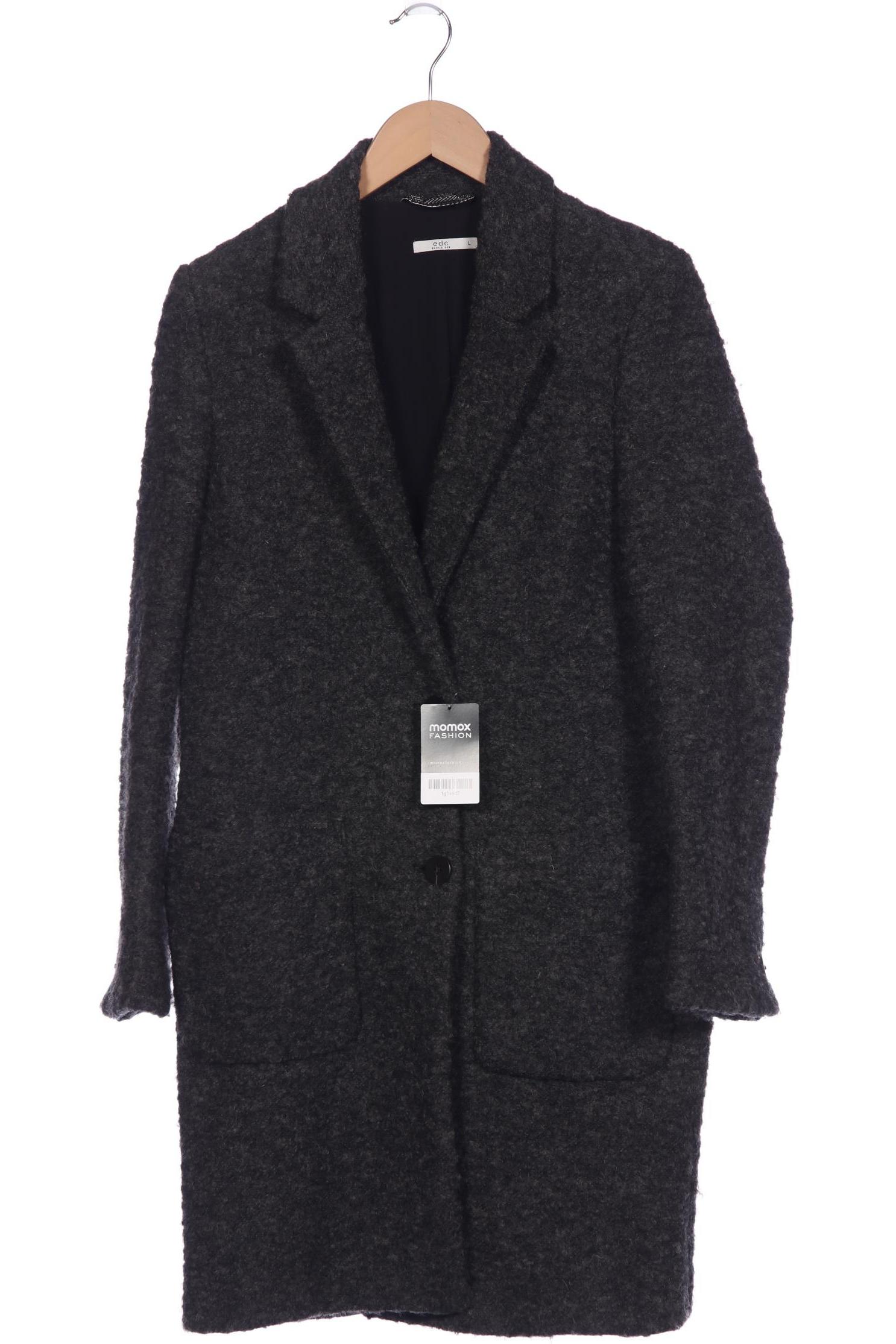 

edc by Esprit Damen Mantel, grau, Gr. 42
