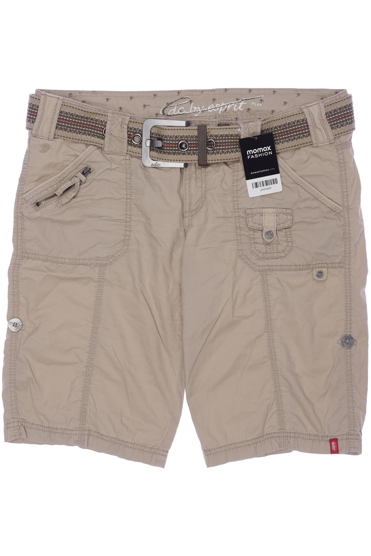 

edc by Esprit Damen Shorts, beige, Gr. 42