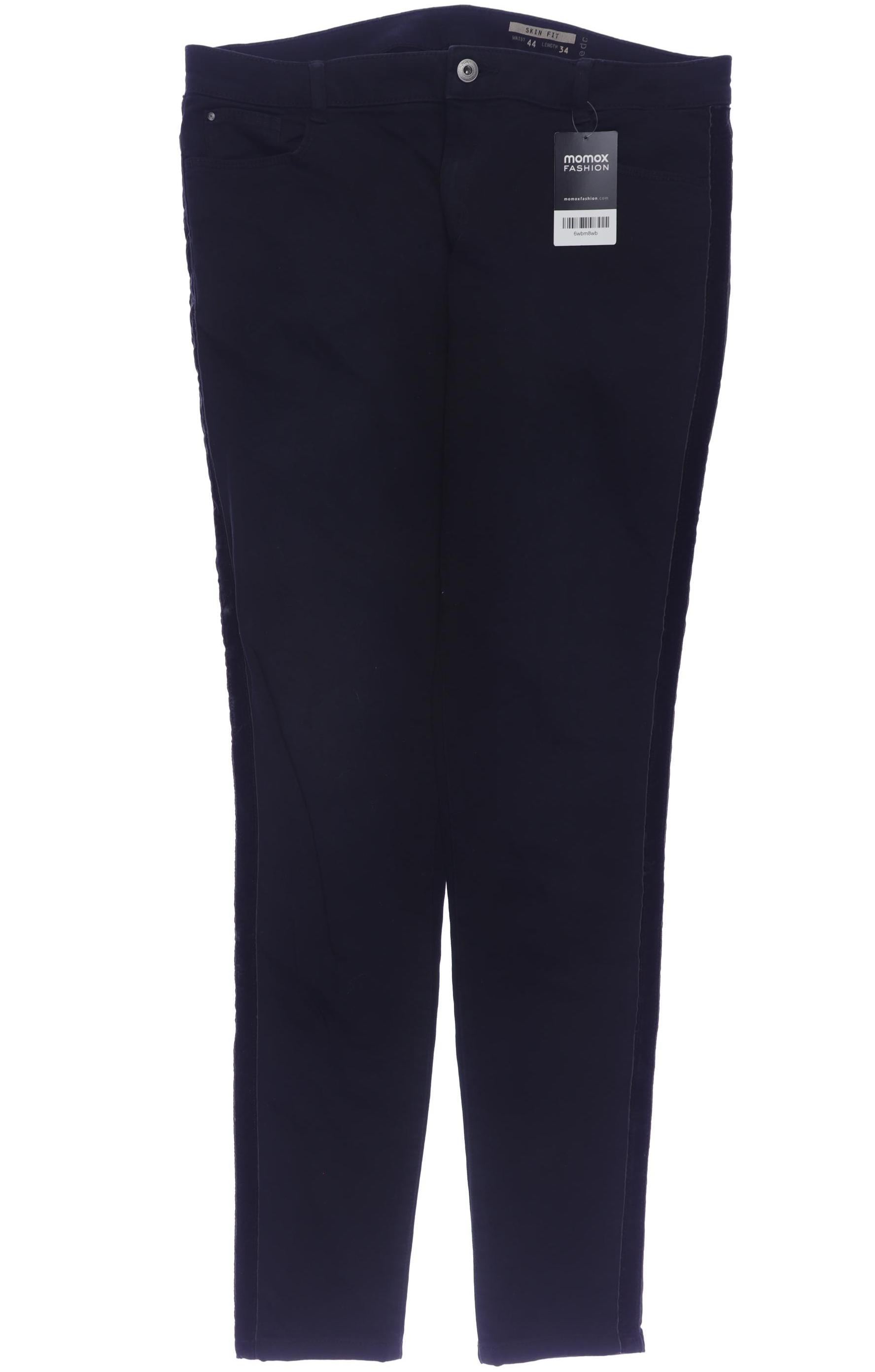 

edc by Esprit Damen Jeans, schwarz, Gr. 44