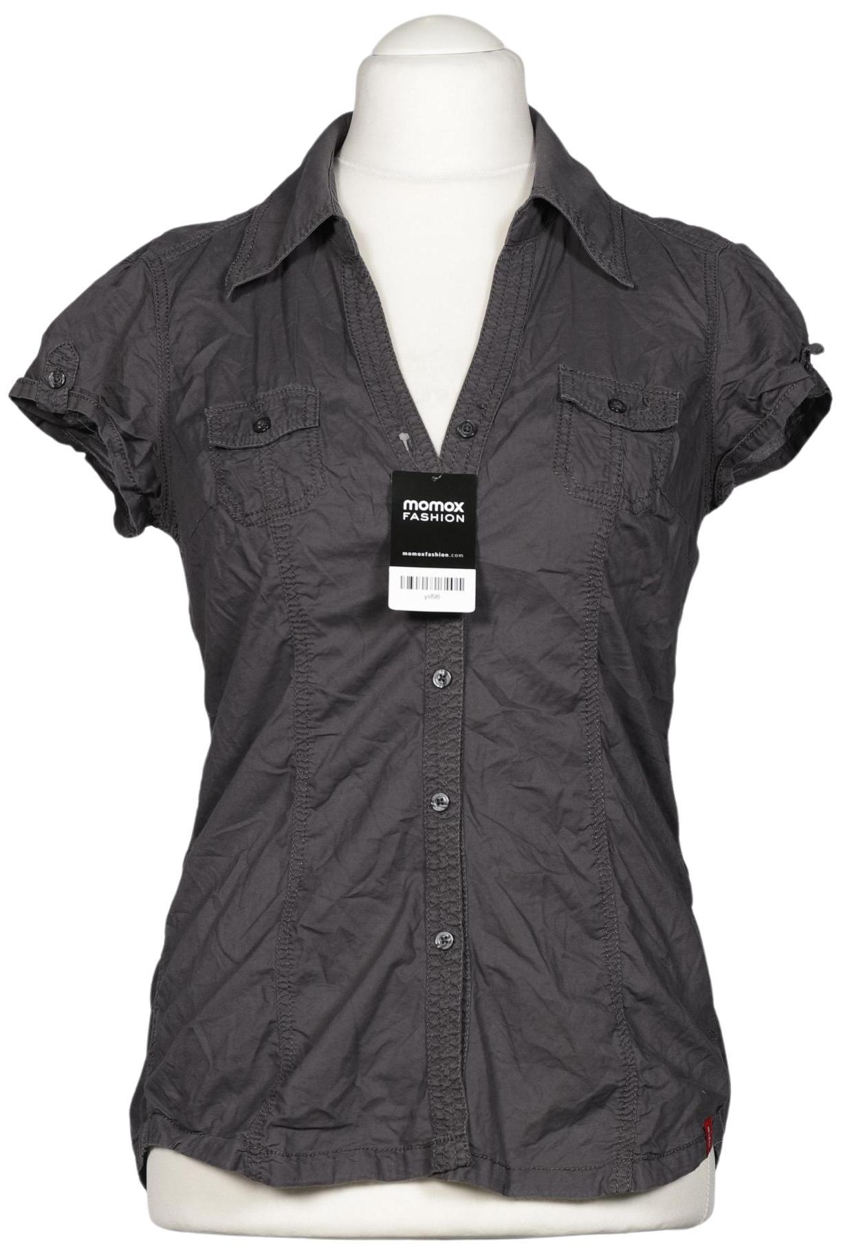 

edc by Esprit Damen Bluse, grau, Gr. 42