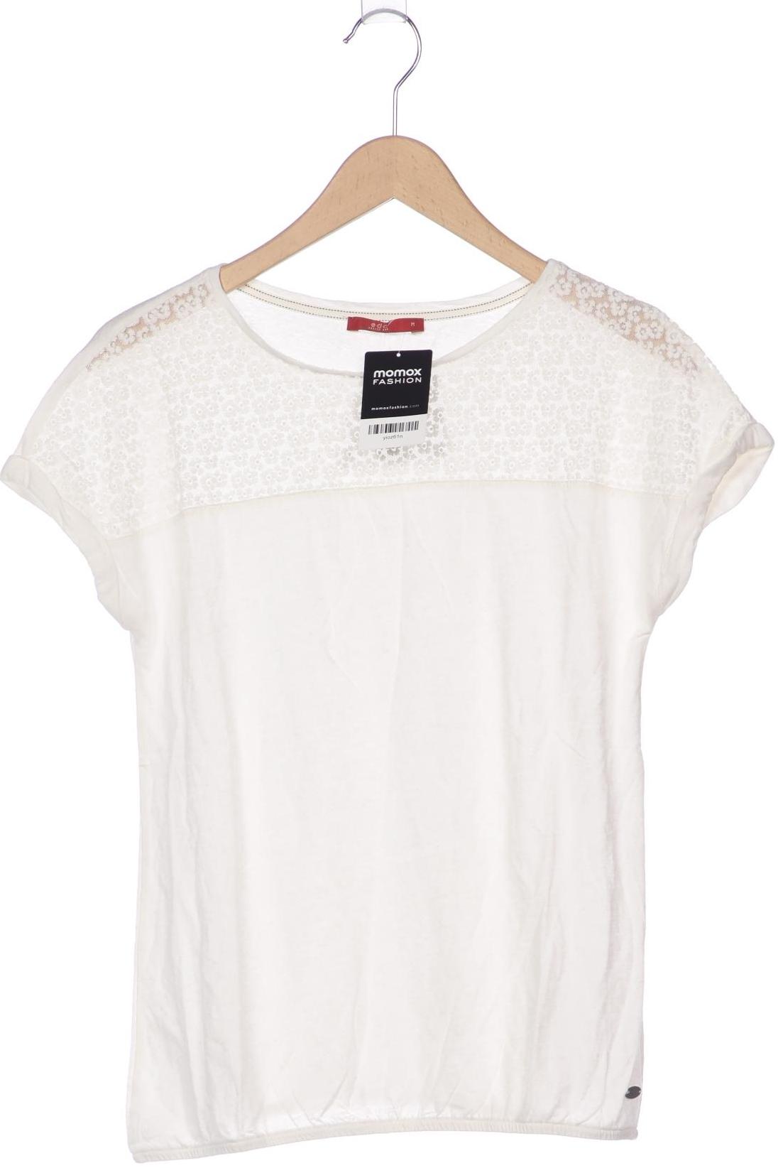 

edc by Esprit Damen T-Shirt, cremeweiß, Gr. 38