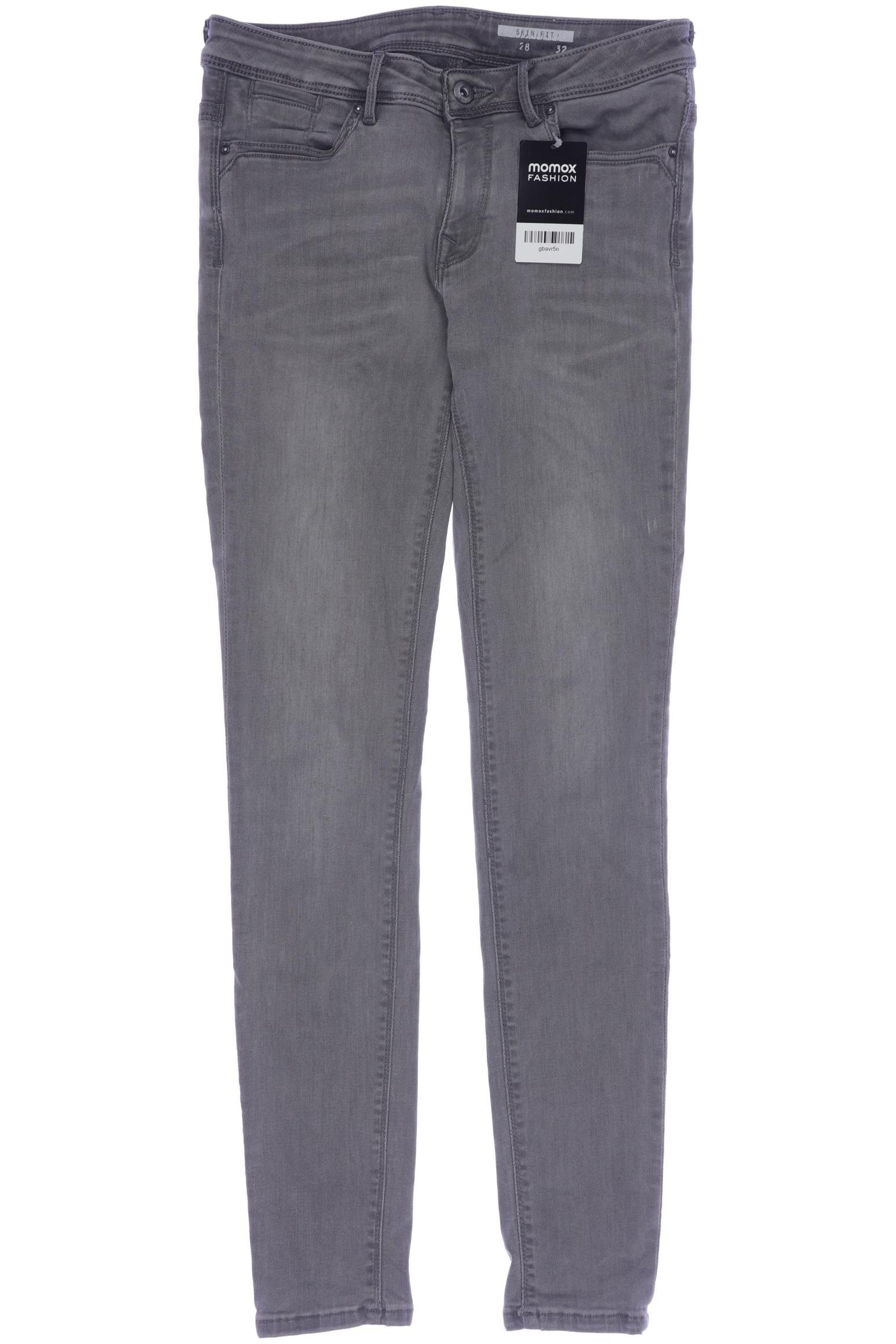

edc by Esprit Damen Jeans, grau, Gr. 28