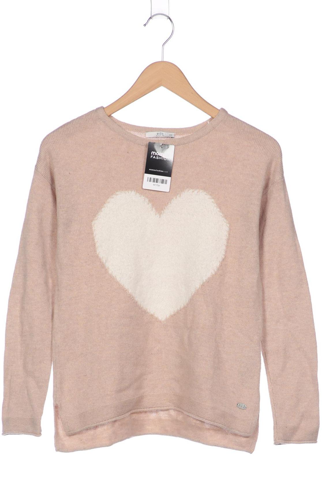 

edc by Esprit Damen Pullover, beige, Gr. 34